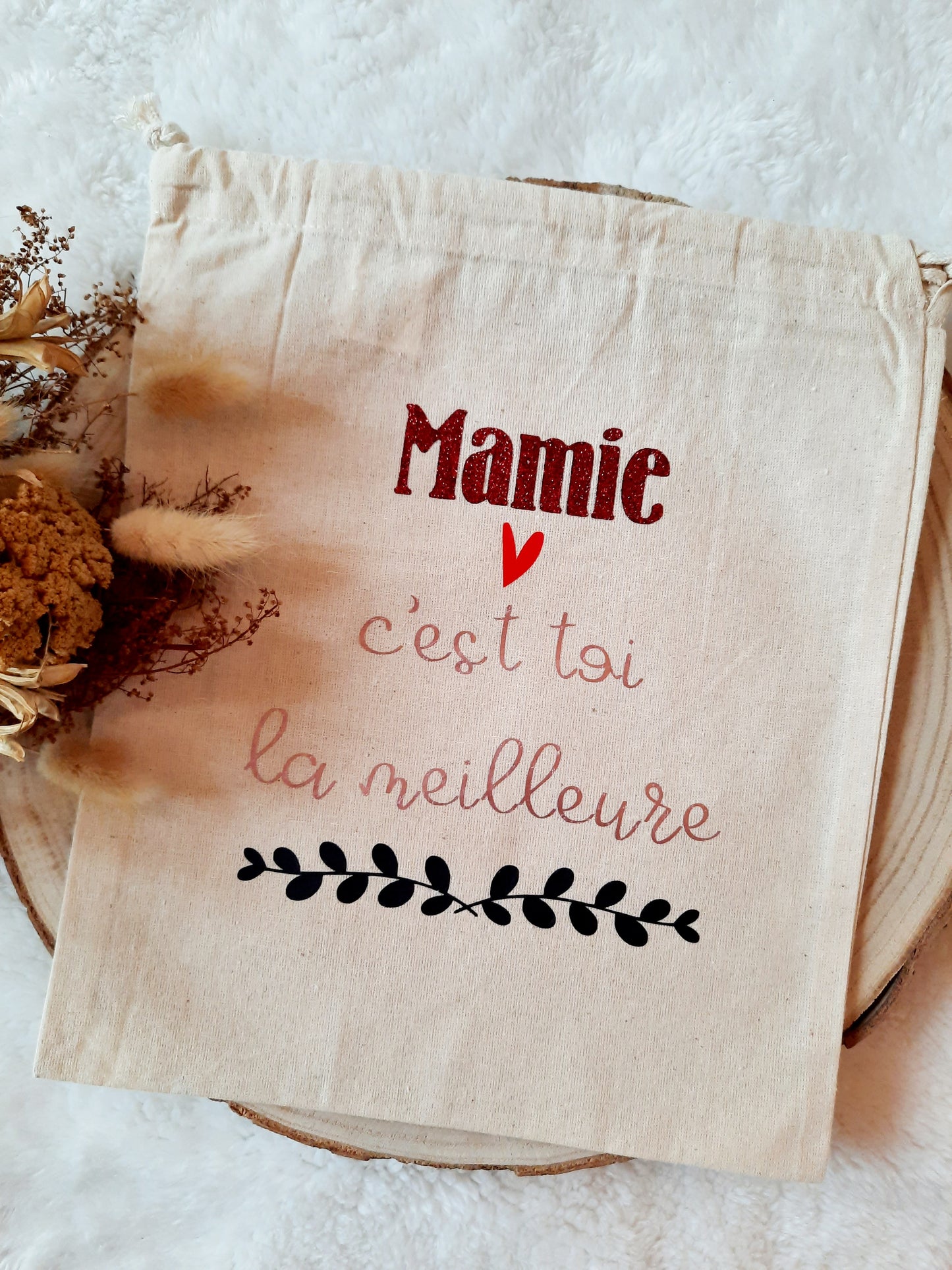 Pochon Mamie c'est toi la meilleure