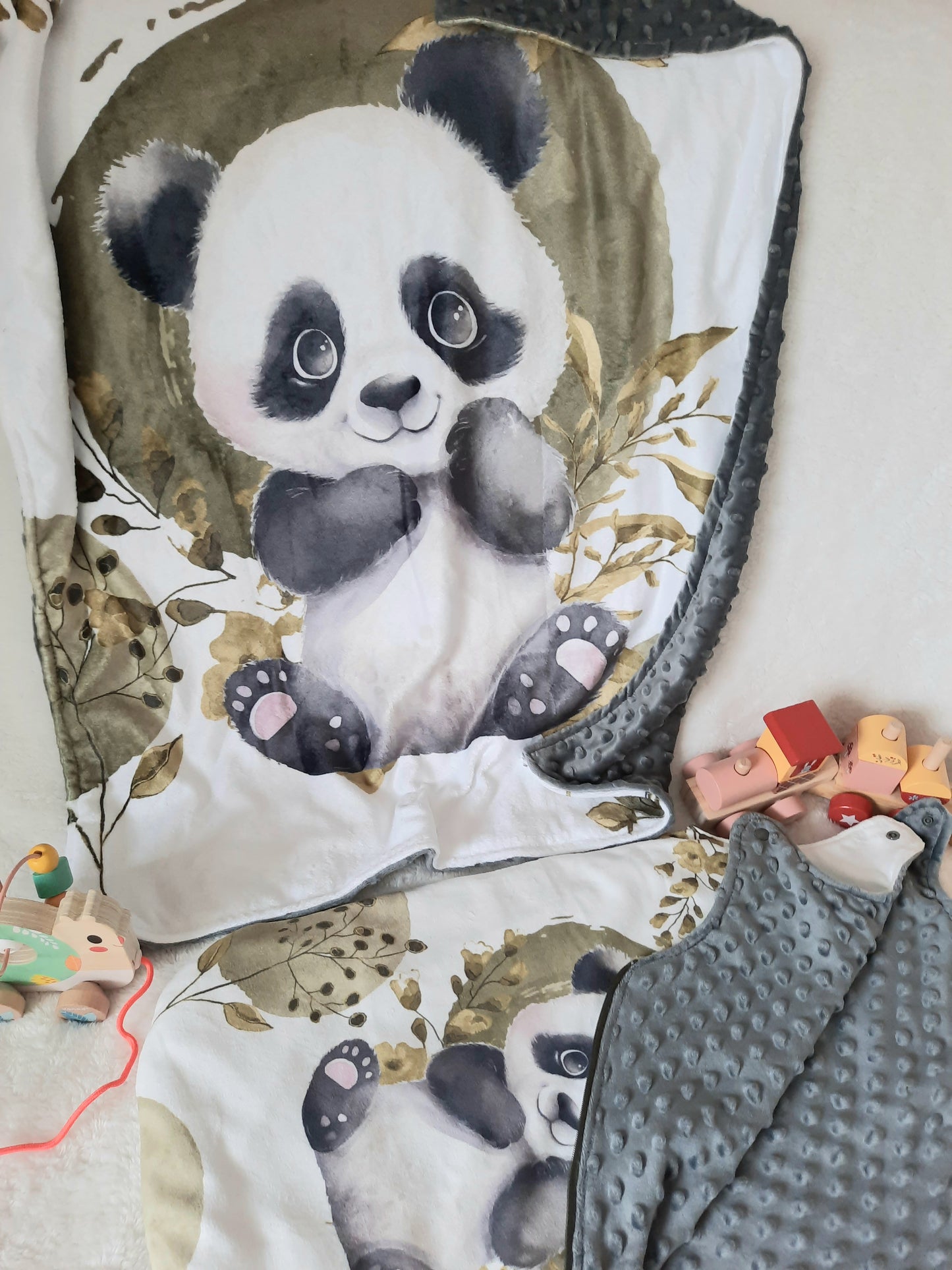 Kit de naissance couverture et gigoteuse