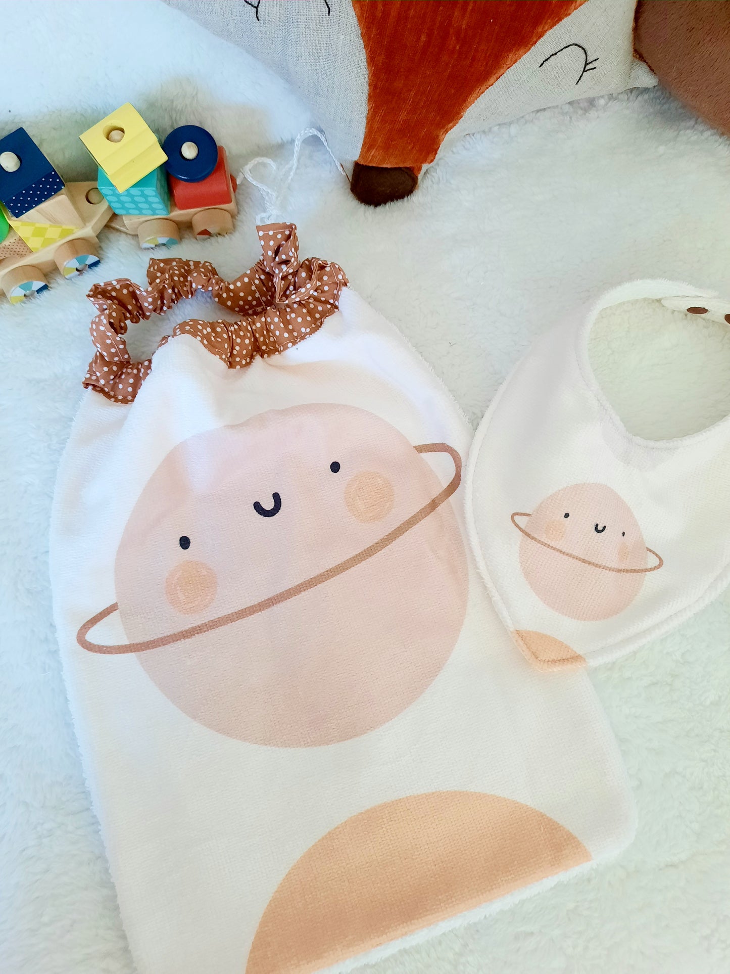 Kit grand bavoir et bavoir bandana