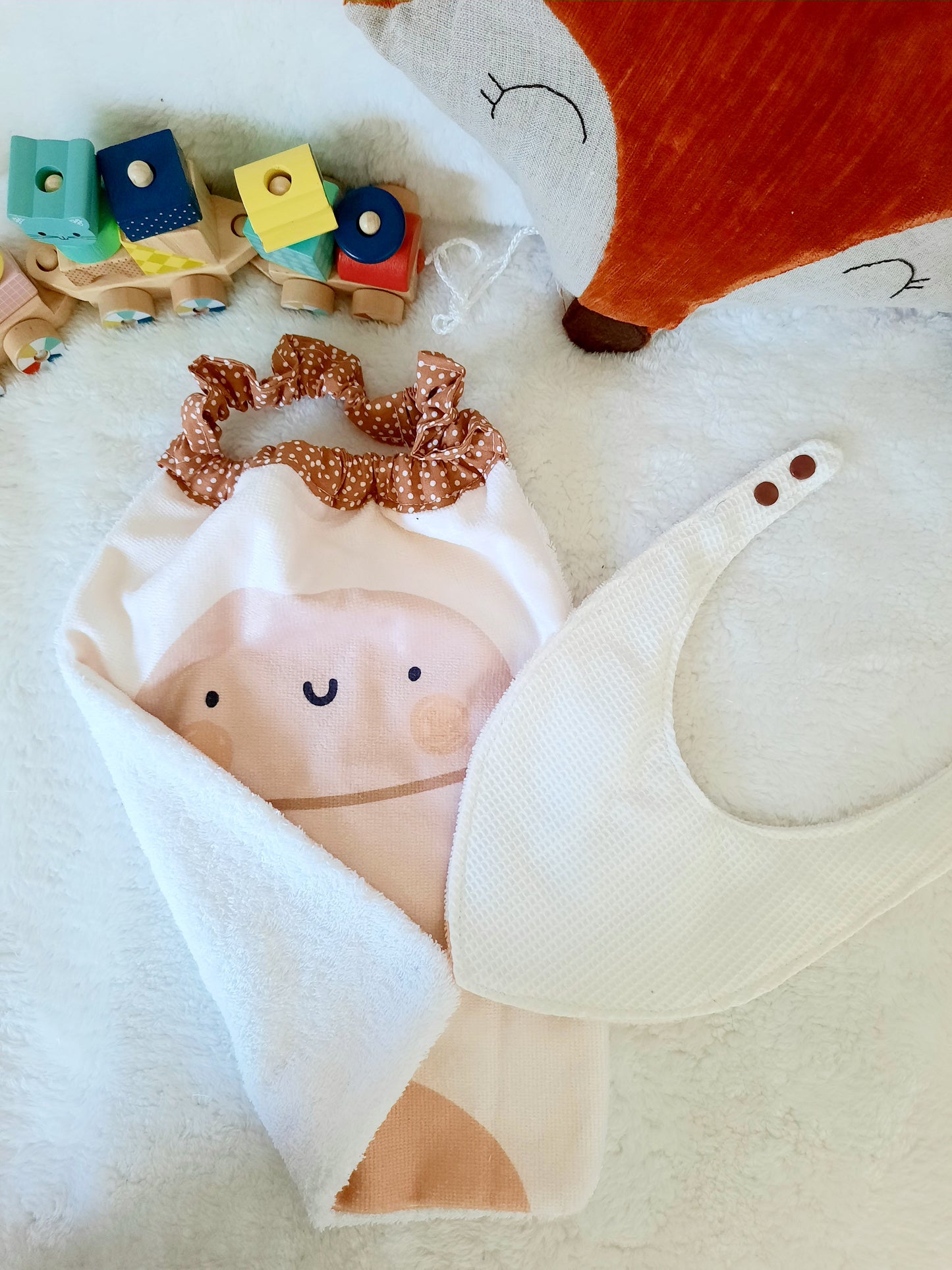 Kit grand bavoir et bavoir bandana