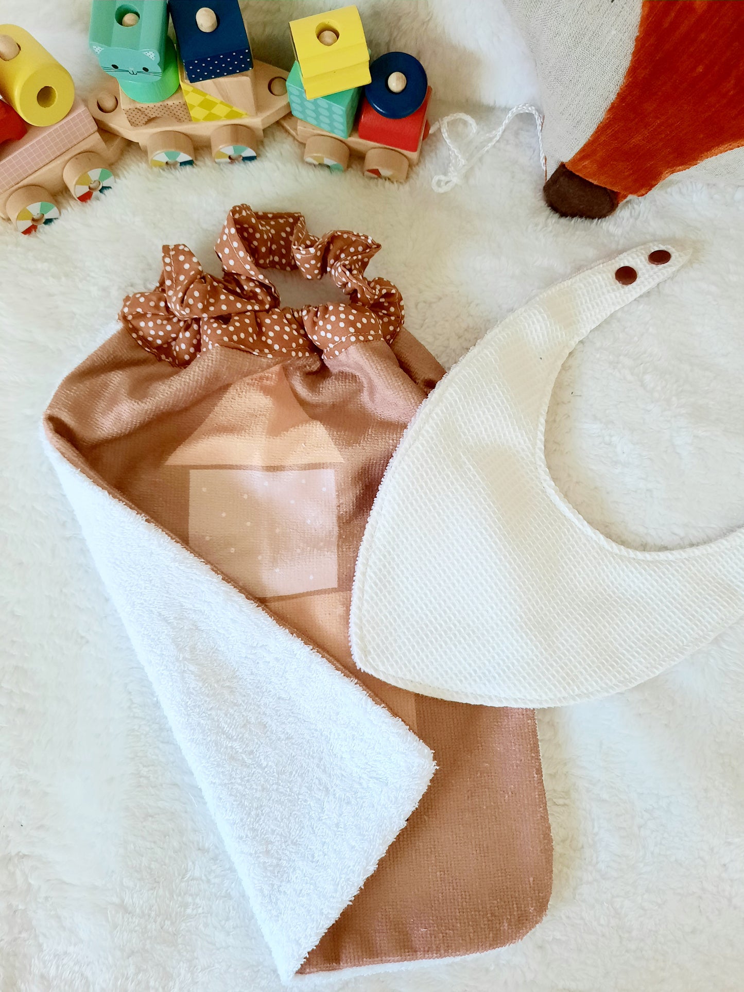 Kit grand bavoir et bavoir bandana