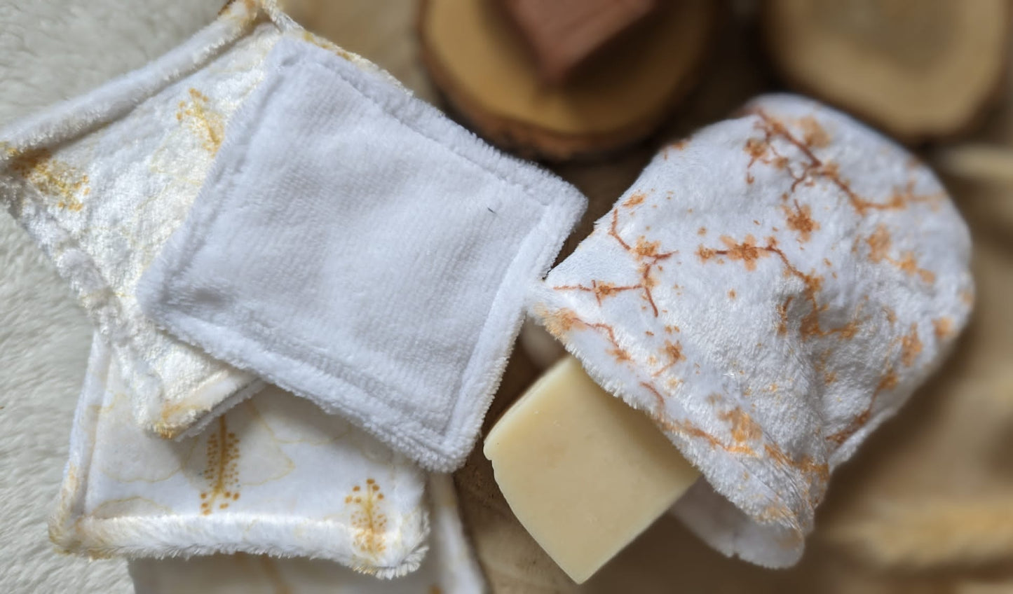 Kit gant de toilette démaquillant et lingettes démaquillantes