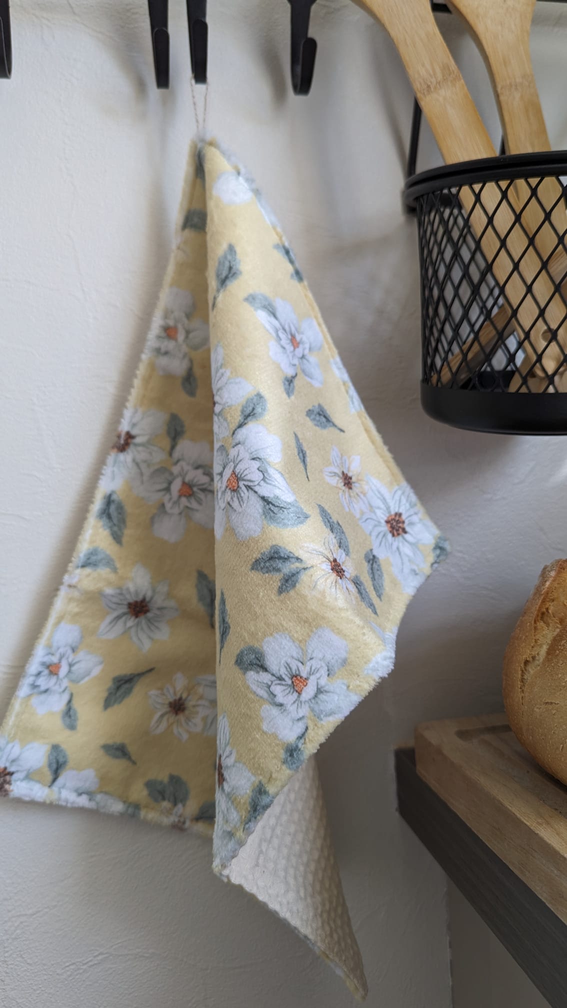 Torchon fleuri