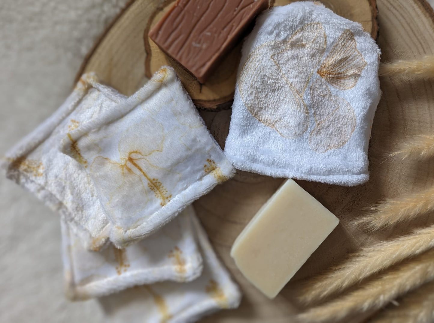 Kit gant de toilette démaquillant et lingettes démaquillantes