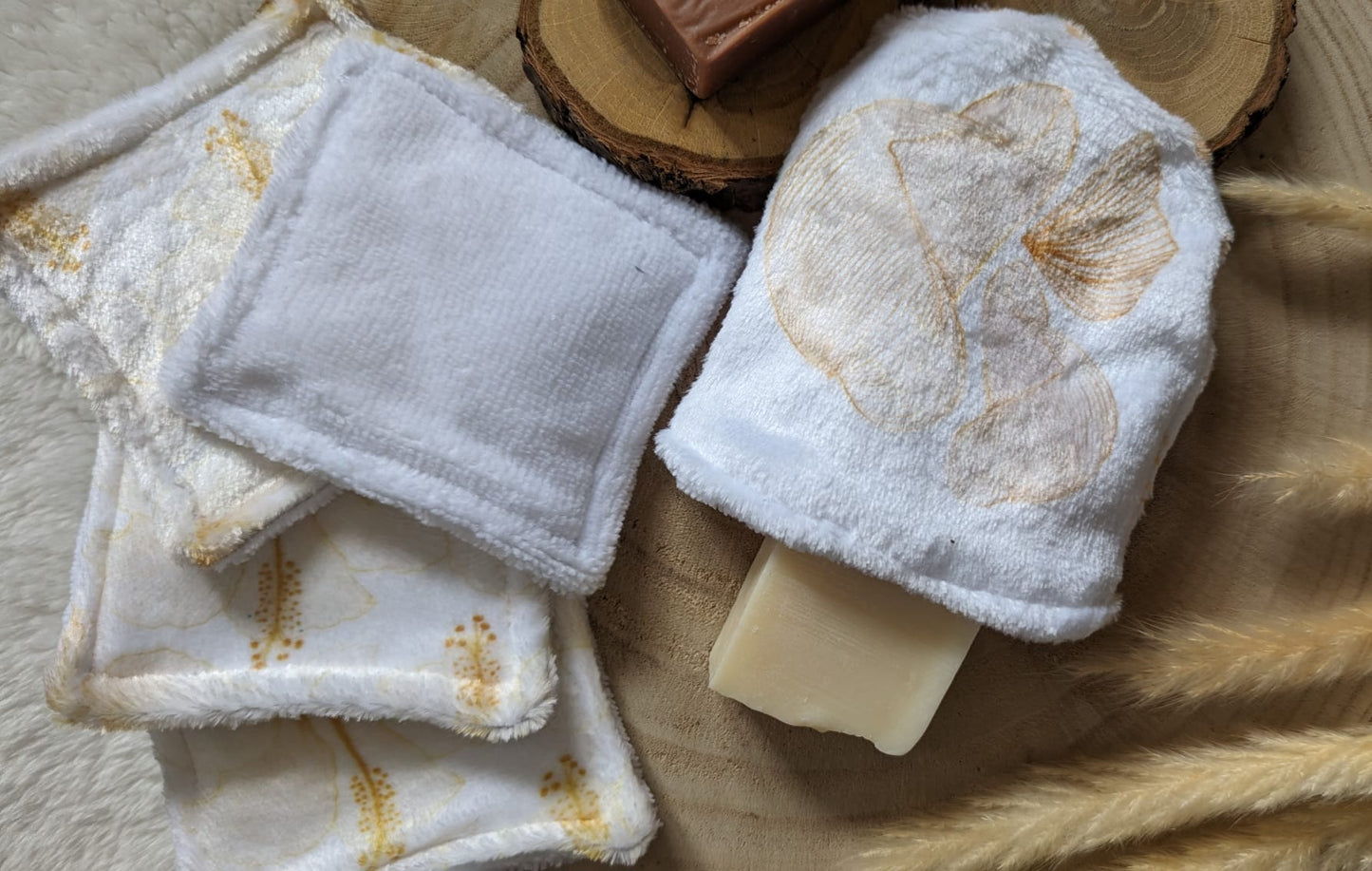 Kit gant de toilette démaquillant et lingettes démaquillantes