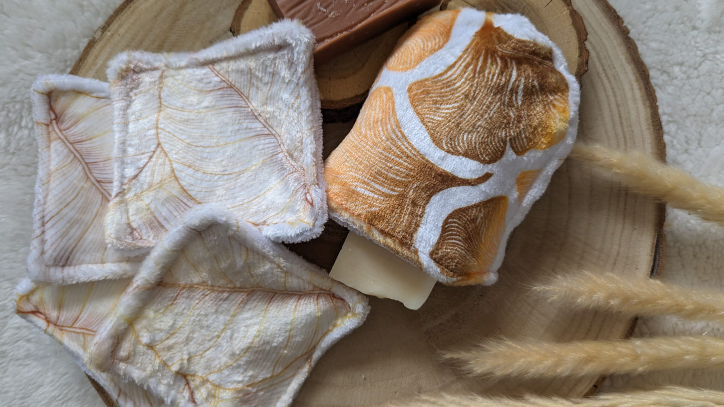 Kit gant de toilette démaquillant et lingettes démaquillantes