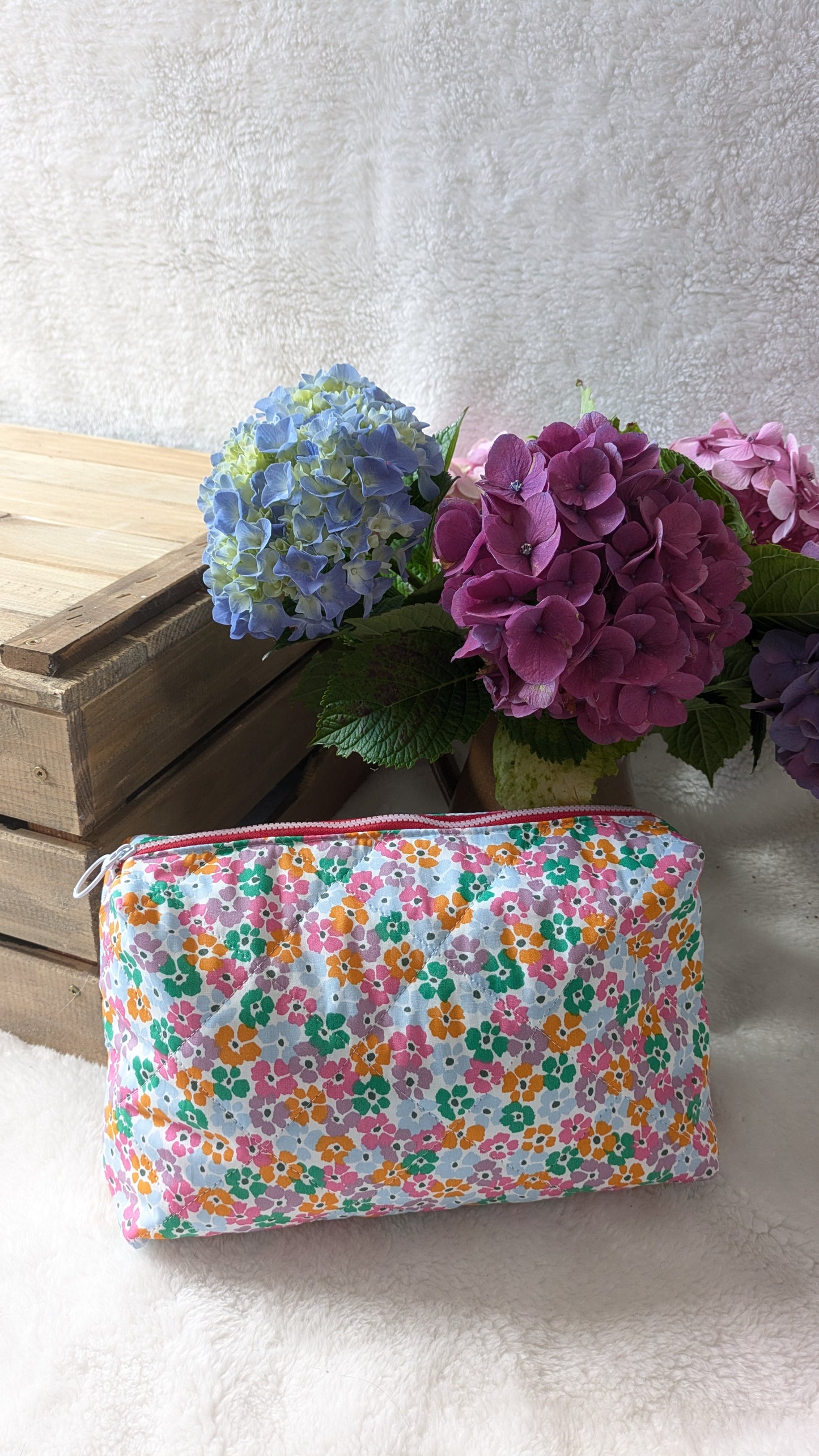 Trousse de toilette matelassée