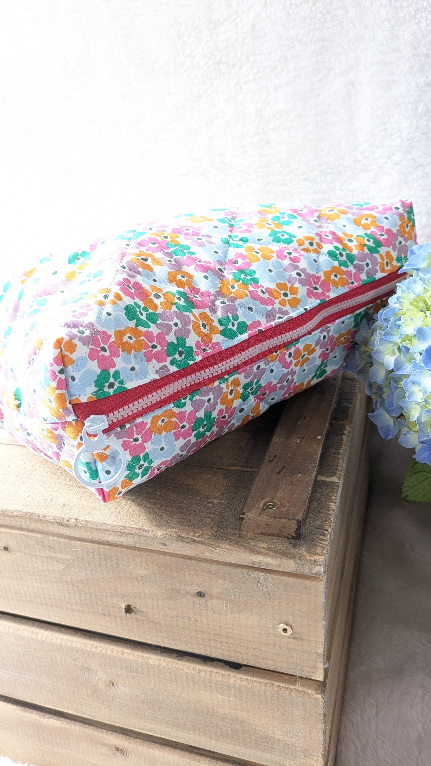 Trousse de toilette matelassée