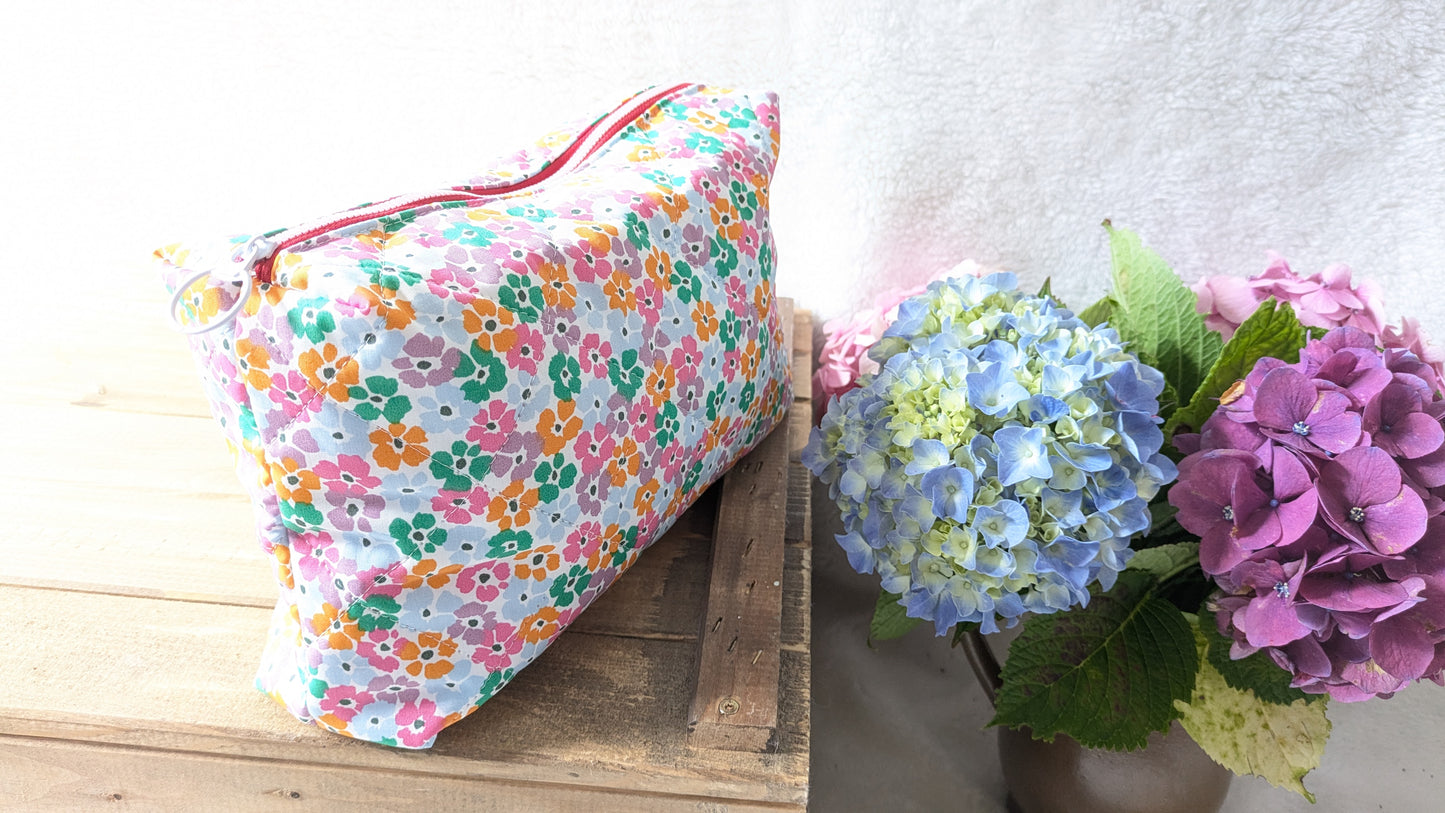 Trousse de toilette matelassée