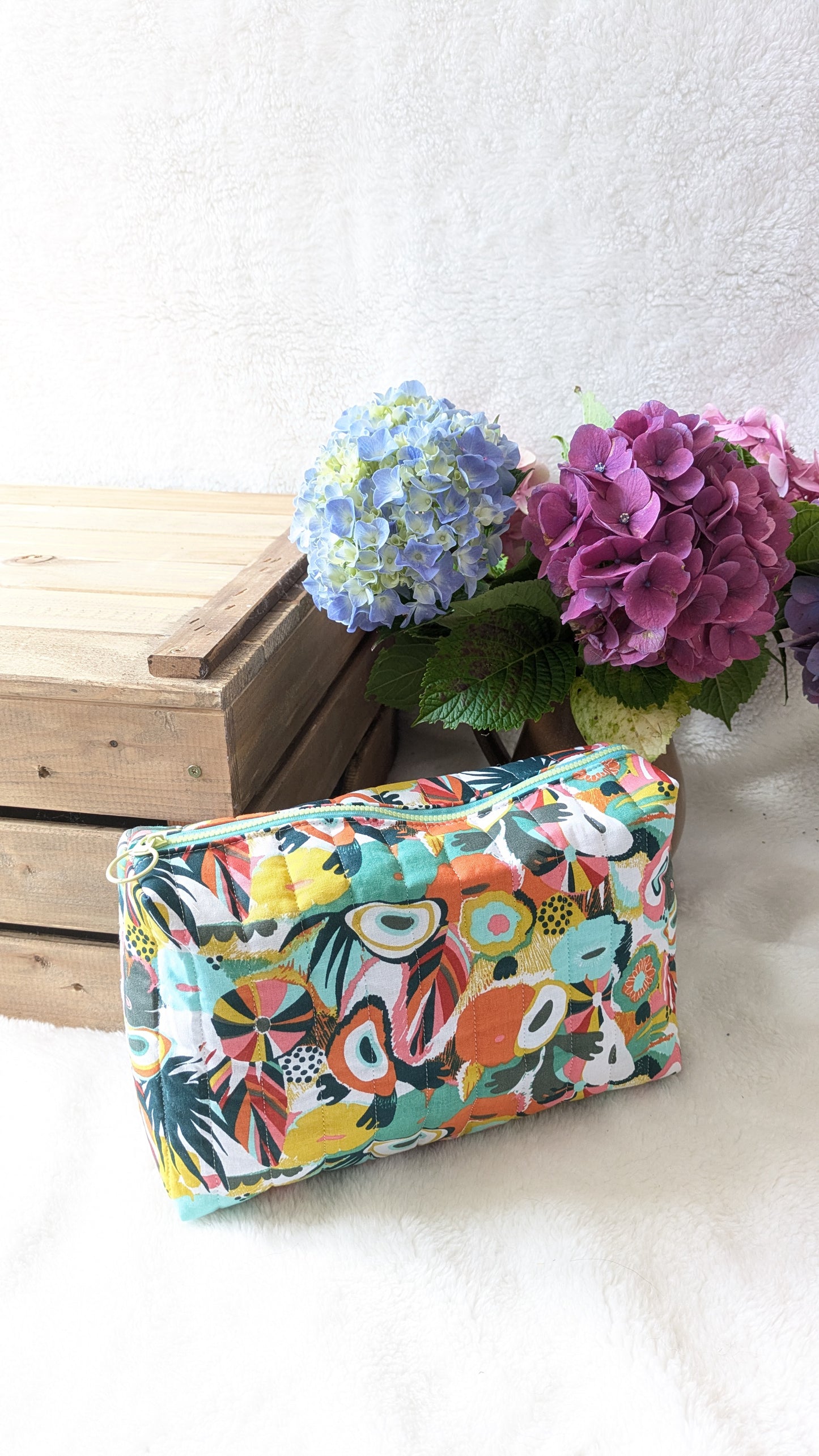 Trousse de toilette multicolore