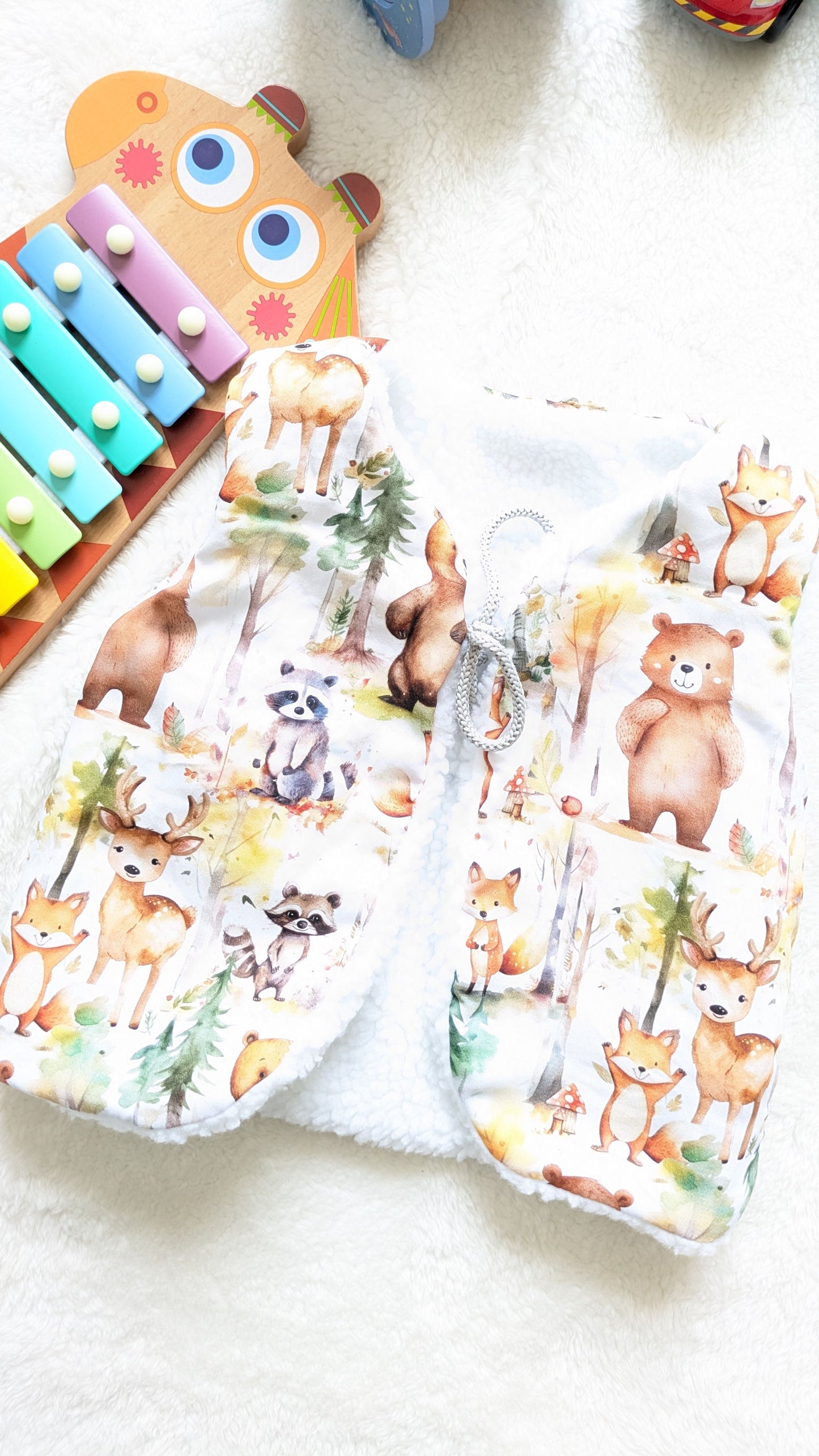 Gilet de berger réversible 1-2 ans