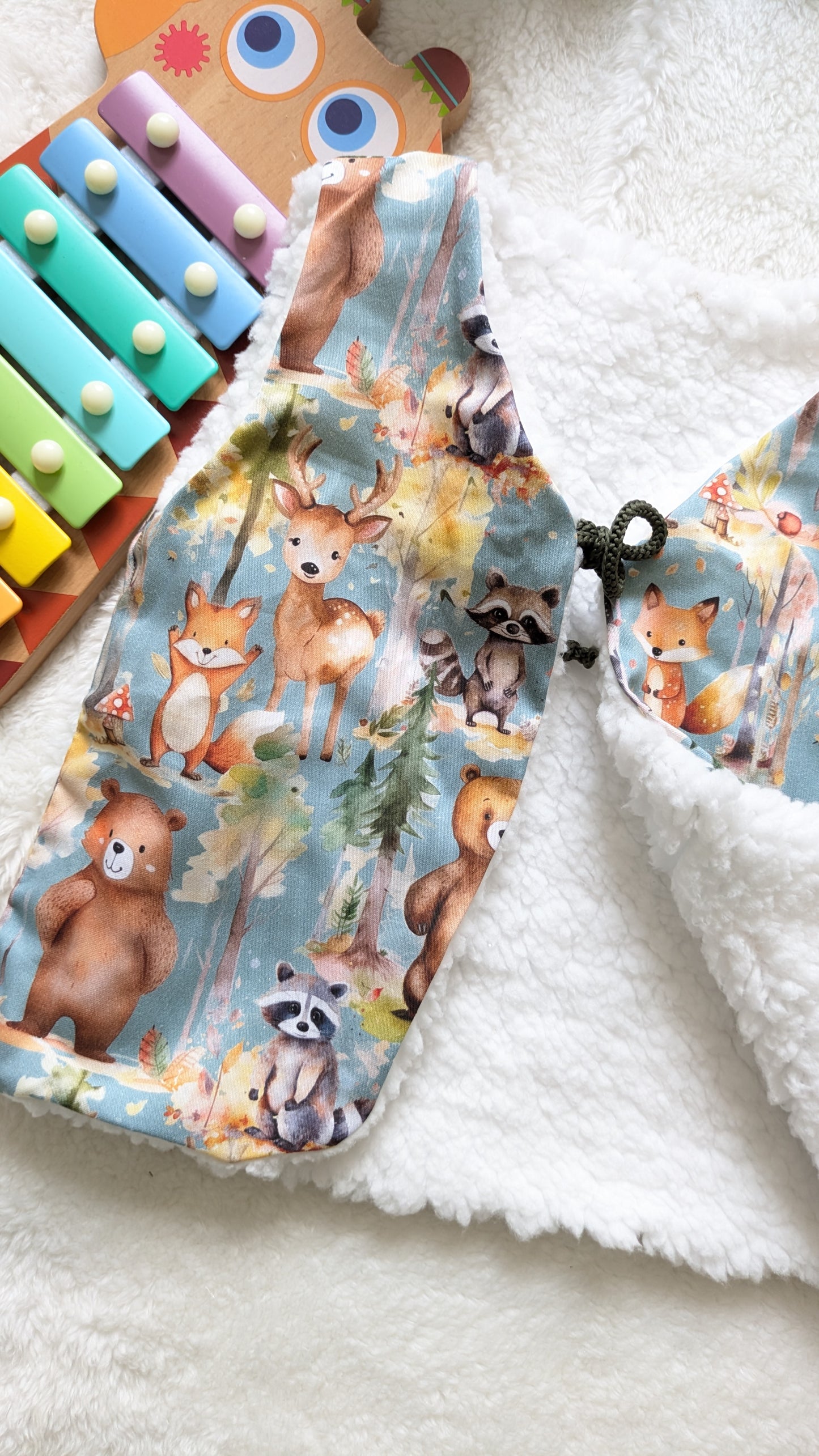 Gilet de berger réversible 1-2 ans
