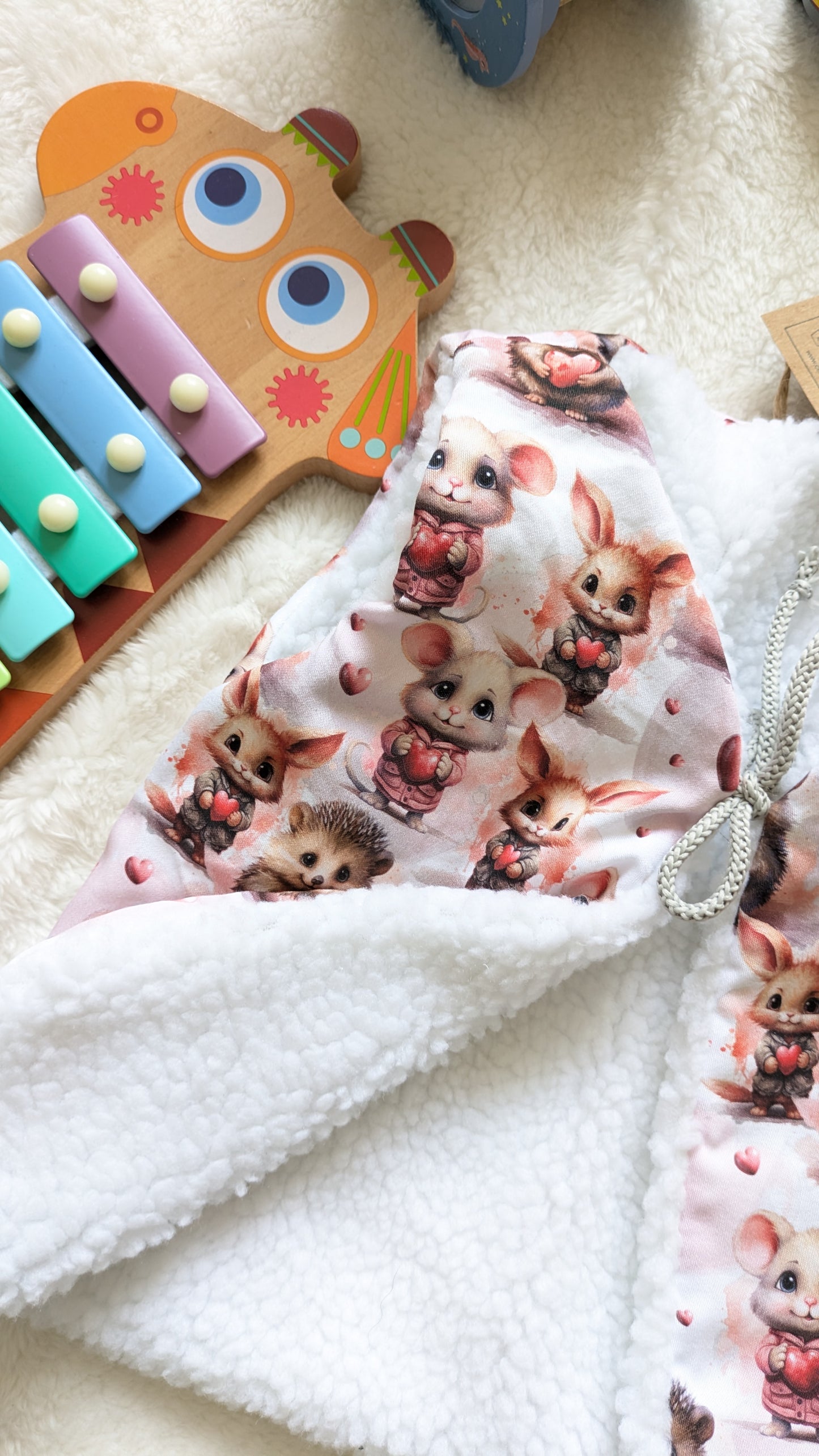 Gilet de berger réversible 1-2 ans