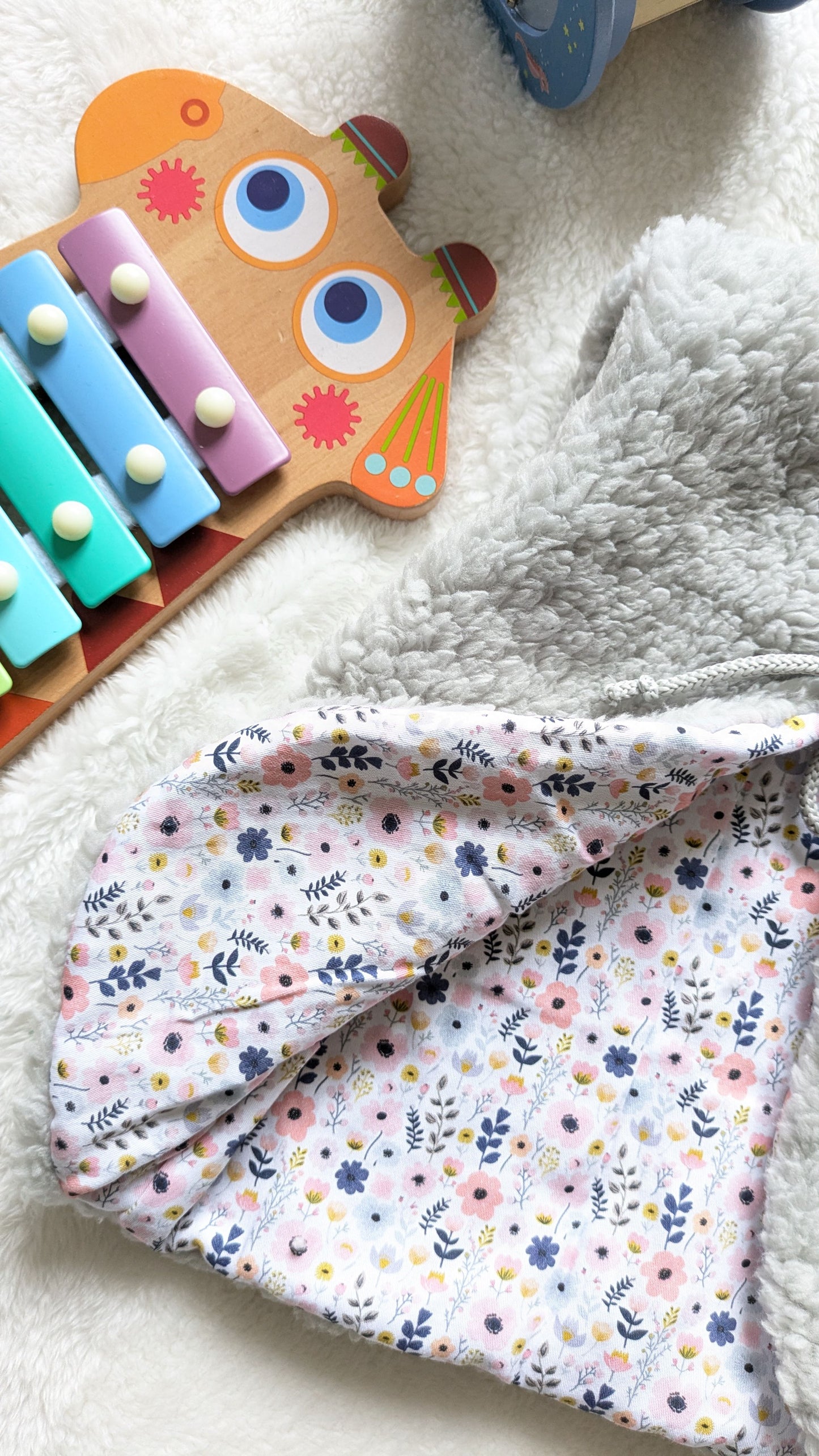 Gilet de berger réversible 1-2 ans