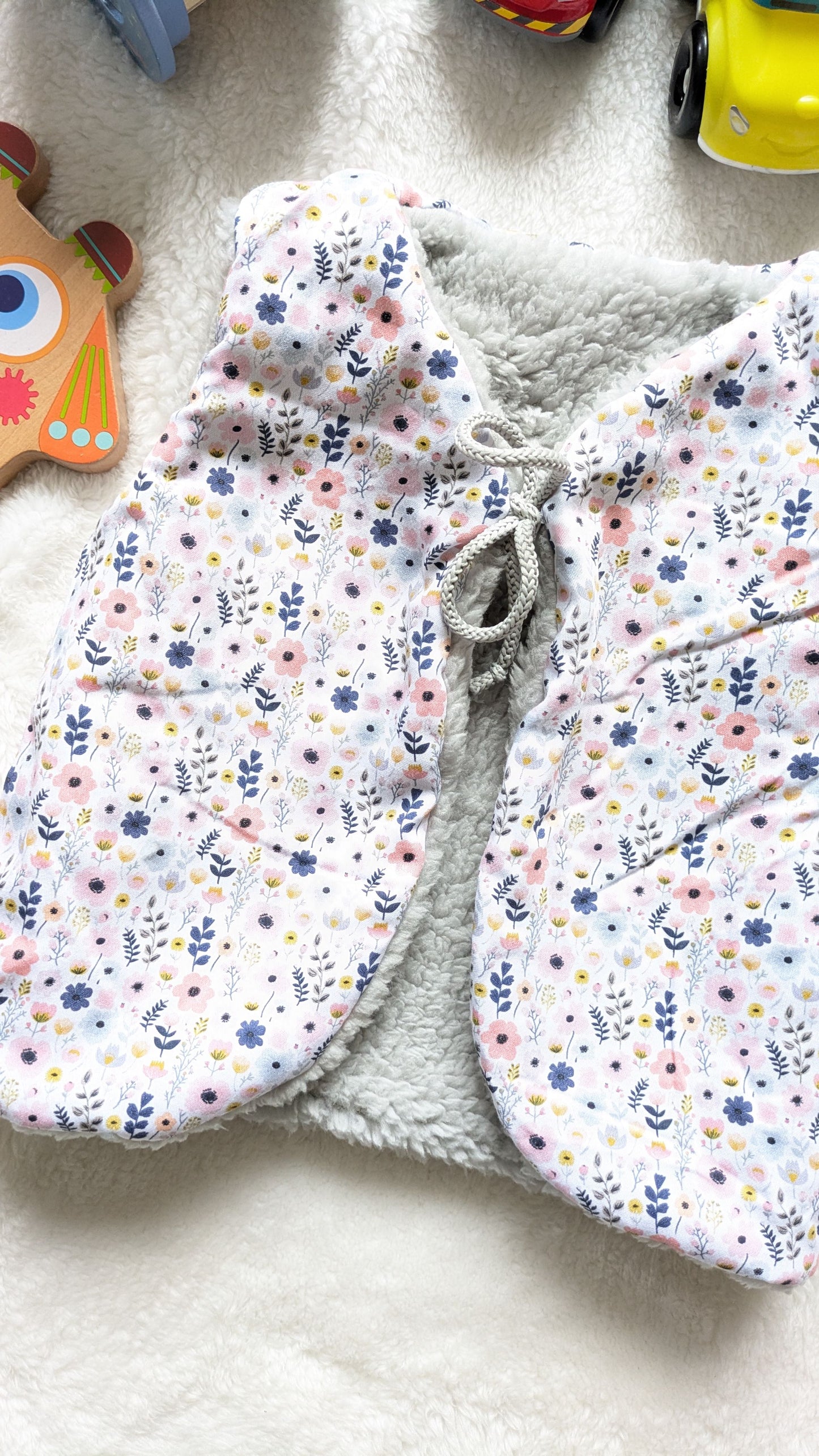 Gilet de berger réversible 1-2 ans