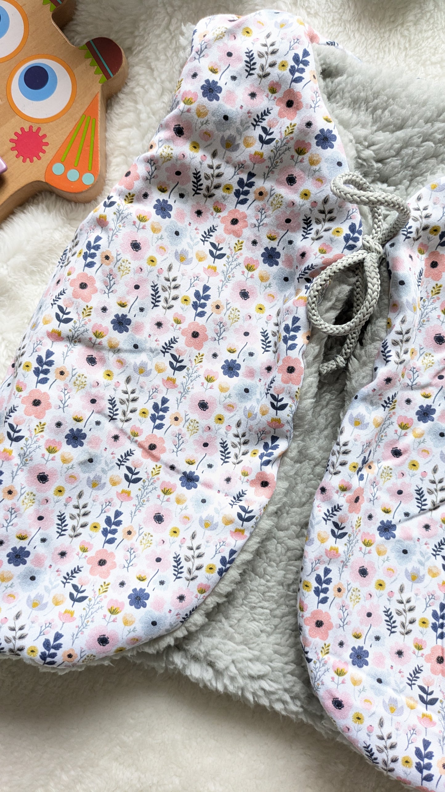 Gilet de berger réversible 1-2 ans
