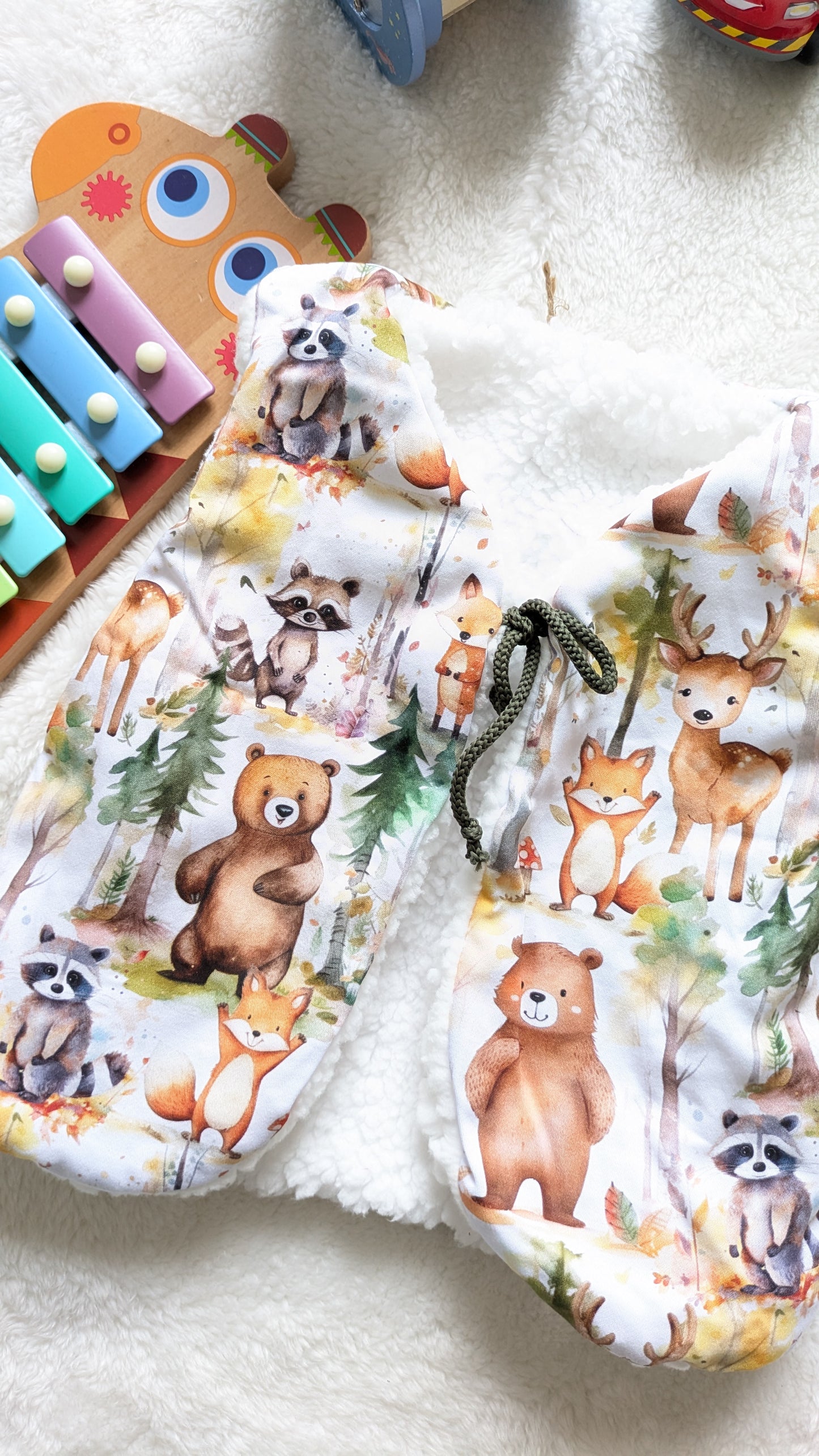 Gilet de berger réversible 1-2 ans