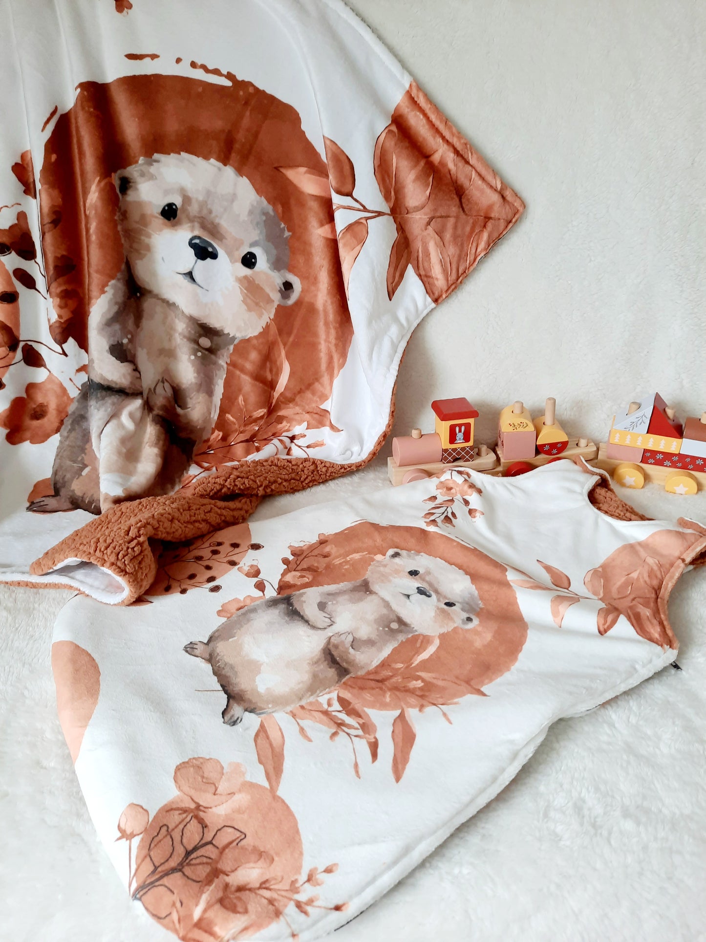 Kit de naissance couverture et gigoteuse