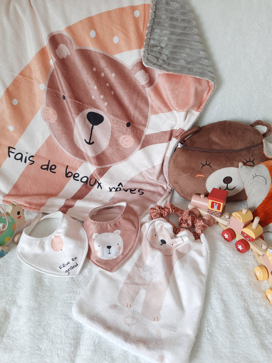 Kit couverture et bavoirs