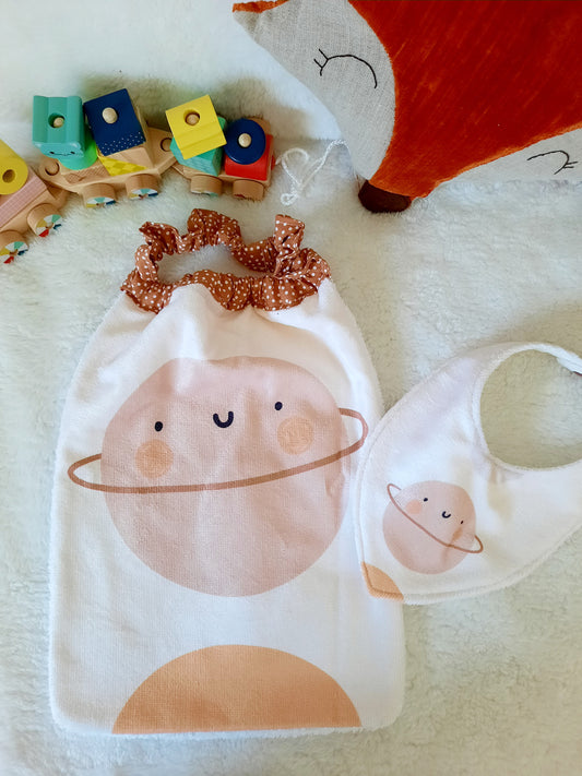 Kit grand bavoir et bavoir bandana