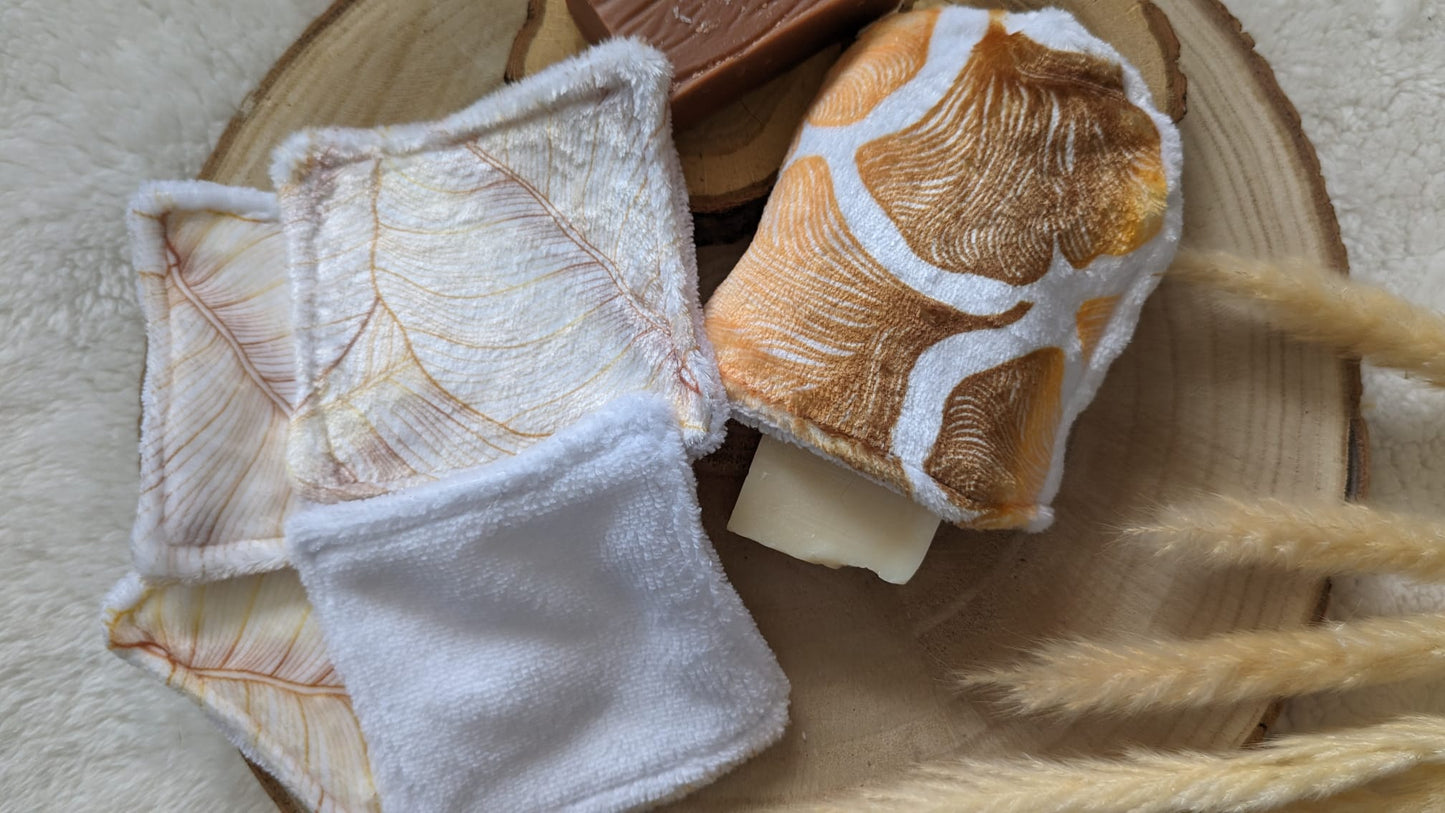 Kit gant de toilette démaquillant et lingettes démaquillantes