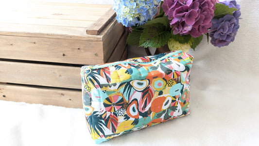 Trousse de toilette multicolore