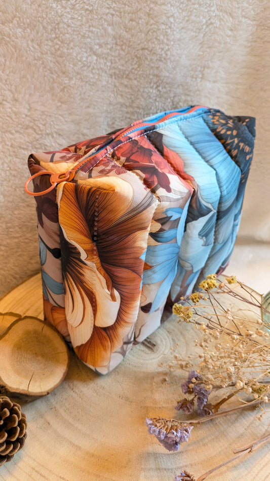 Trousse de toilette matelassée