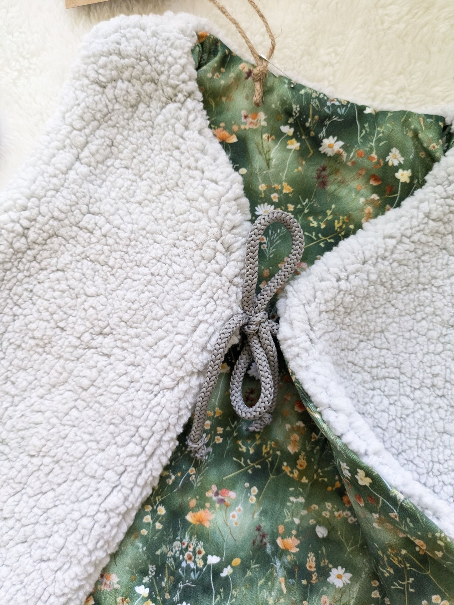 Gilet de berger réversible 1-2 ans