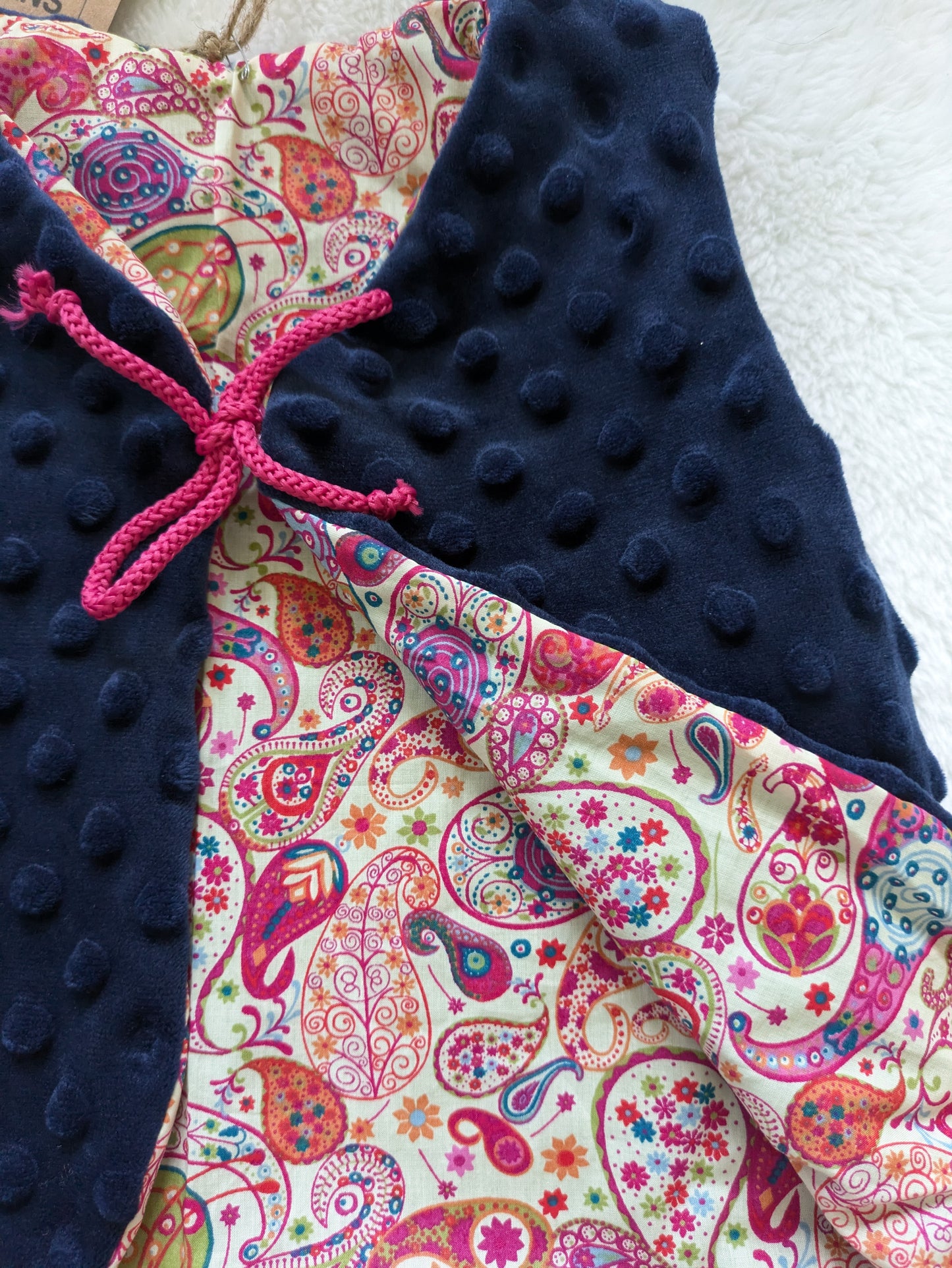 Gilet de berger réversible 1-2 ans