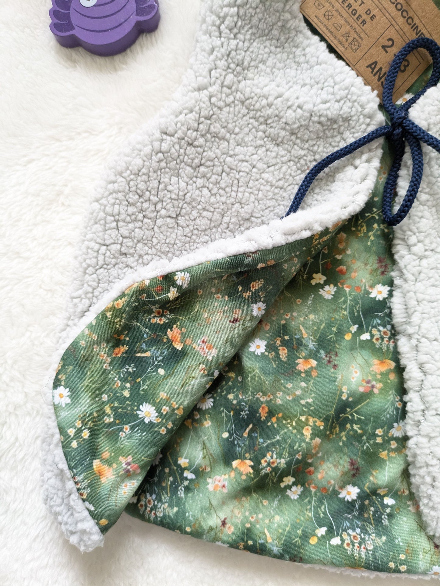 Gilet de berger réversible 2-3 ans
