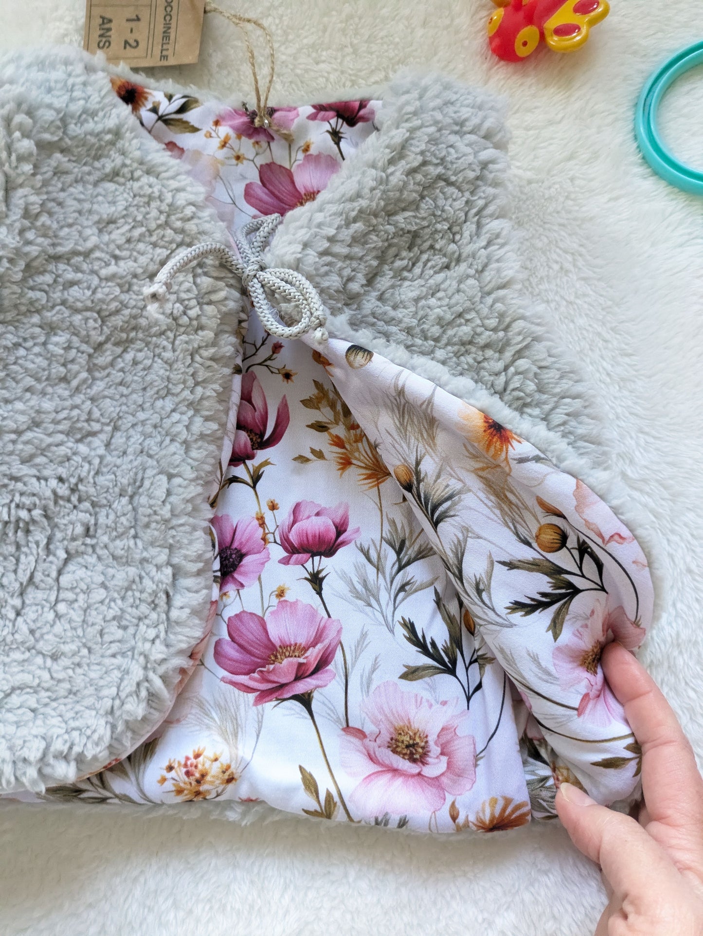 Gilet de berger réversible 1-2 ans