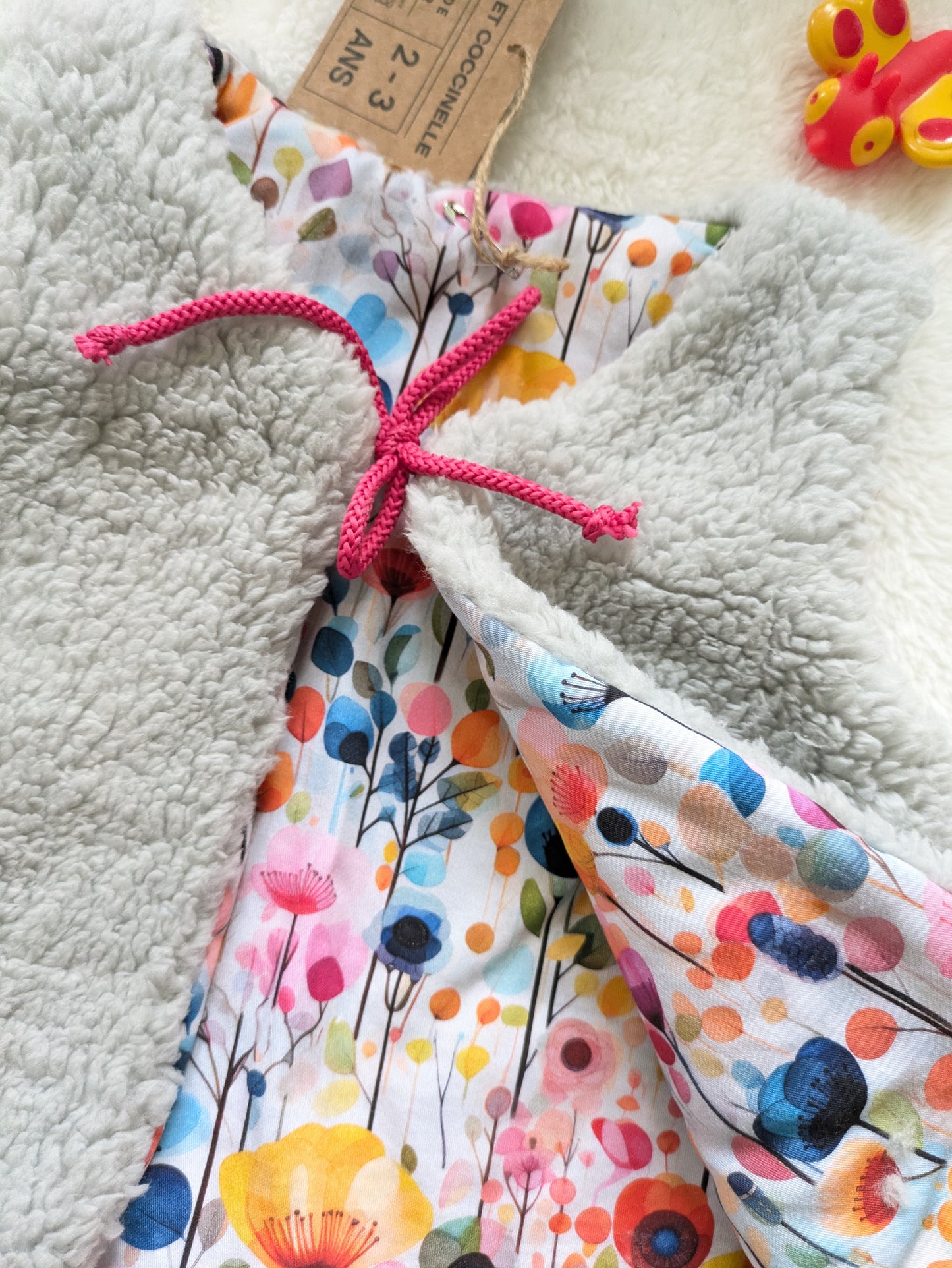 Gilet de berger réversible 2-3 ans
