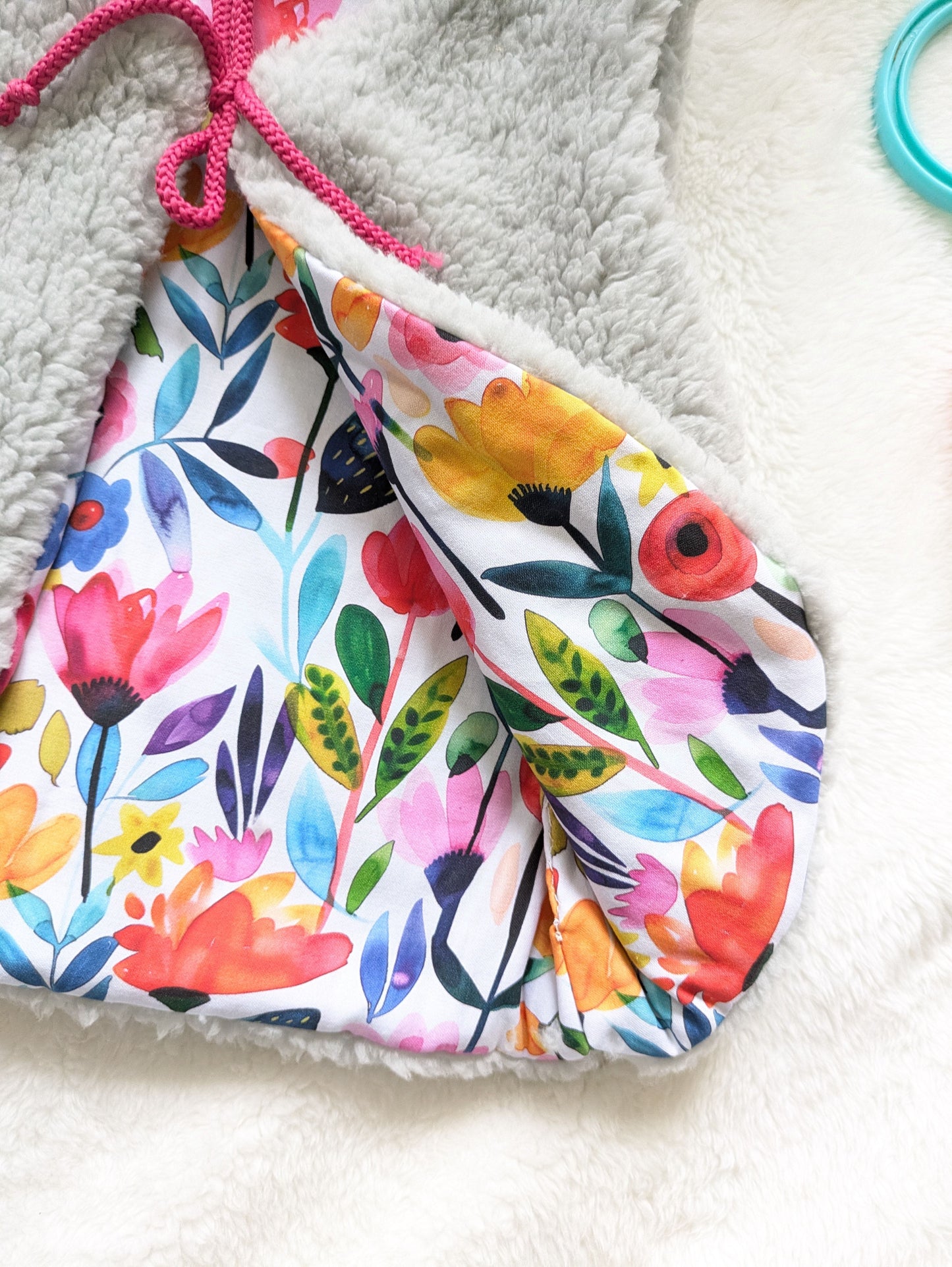 Gilet de berger réversible 2-3 ans