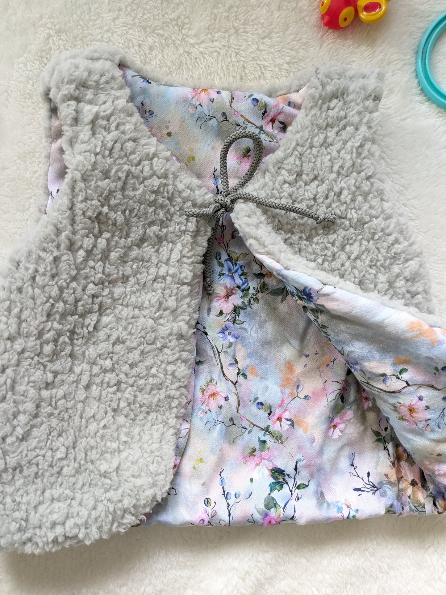 Gilet de berger réversible 2-3 ans