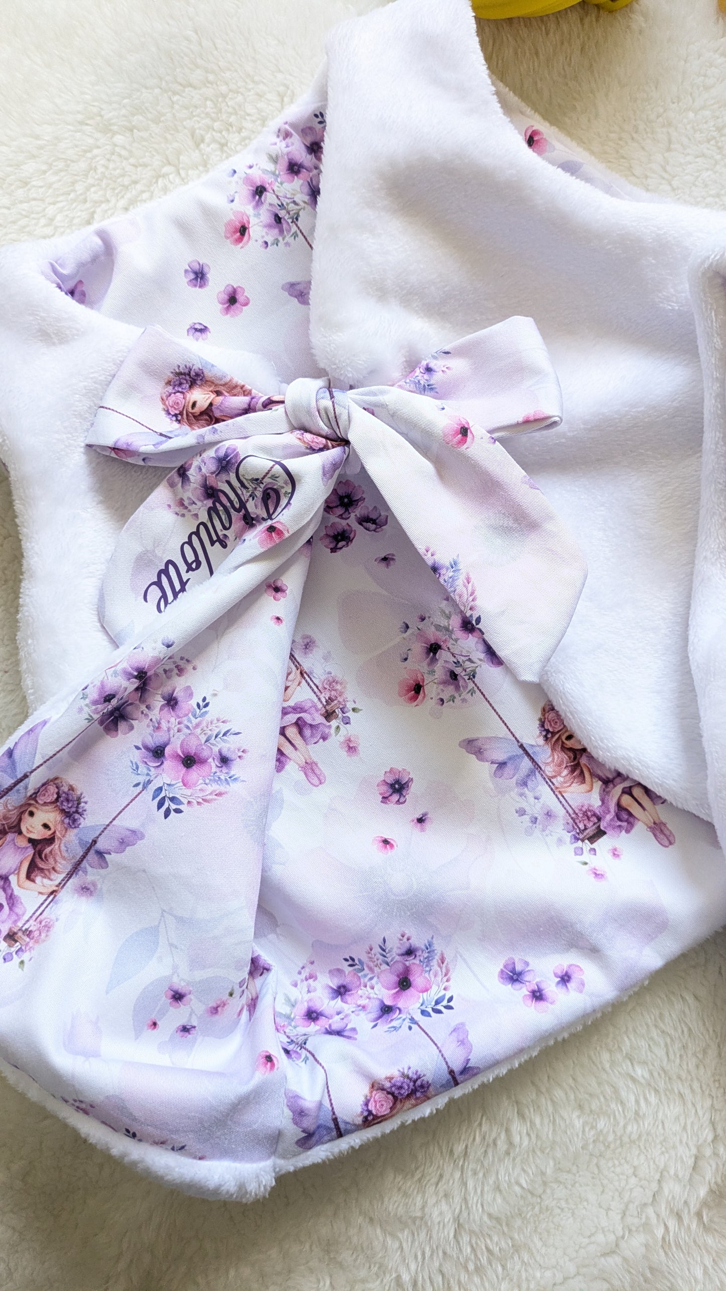 Camille et Charlotte - Gilet de berger réversible 2-3 ans