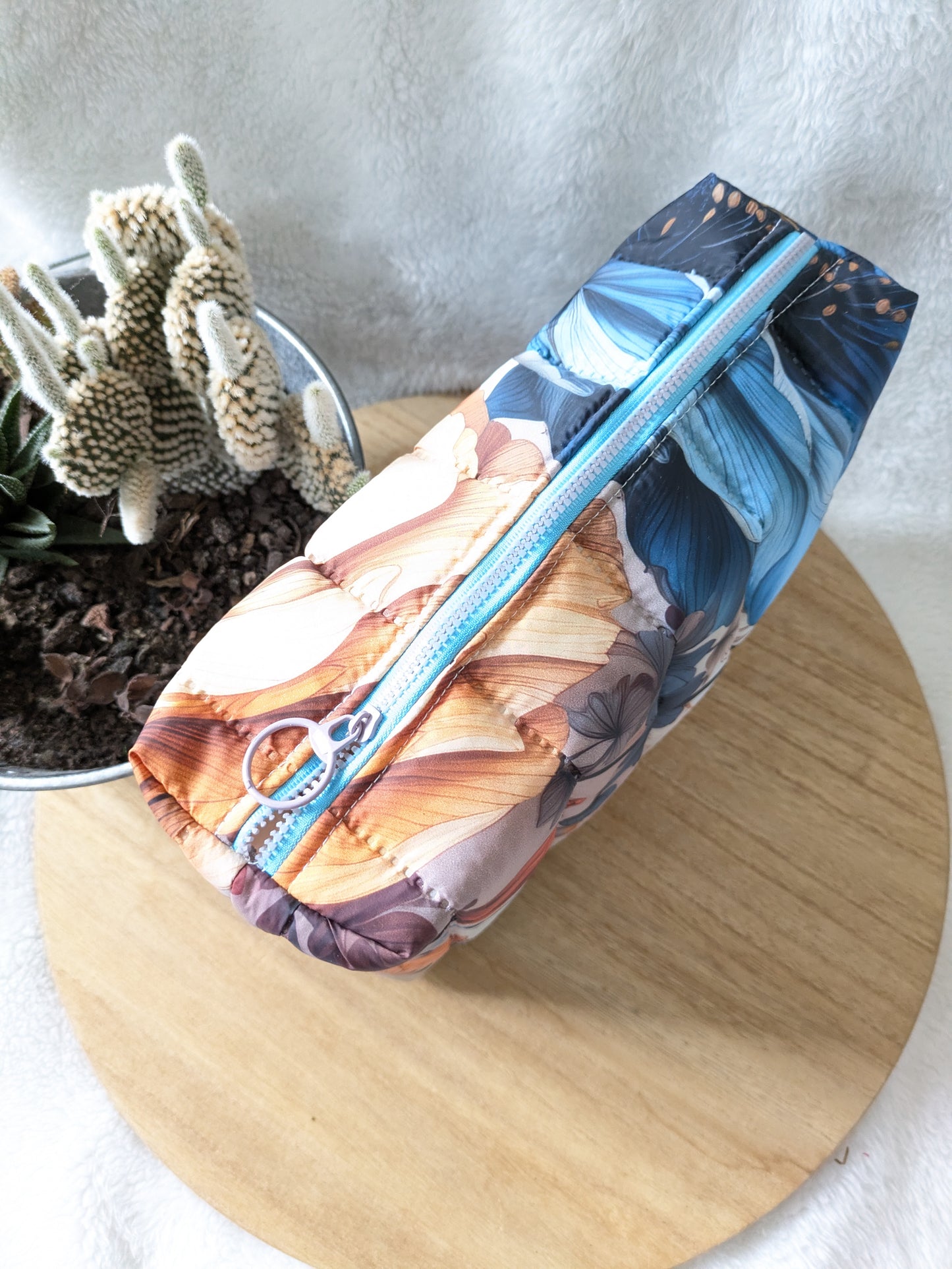 Trousse de toilette matelassée