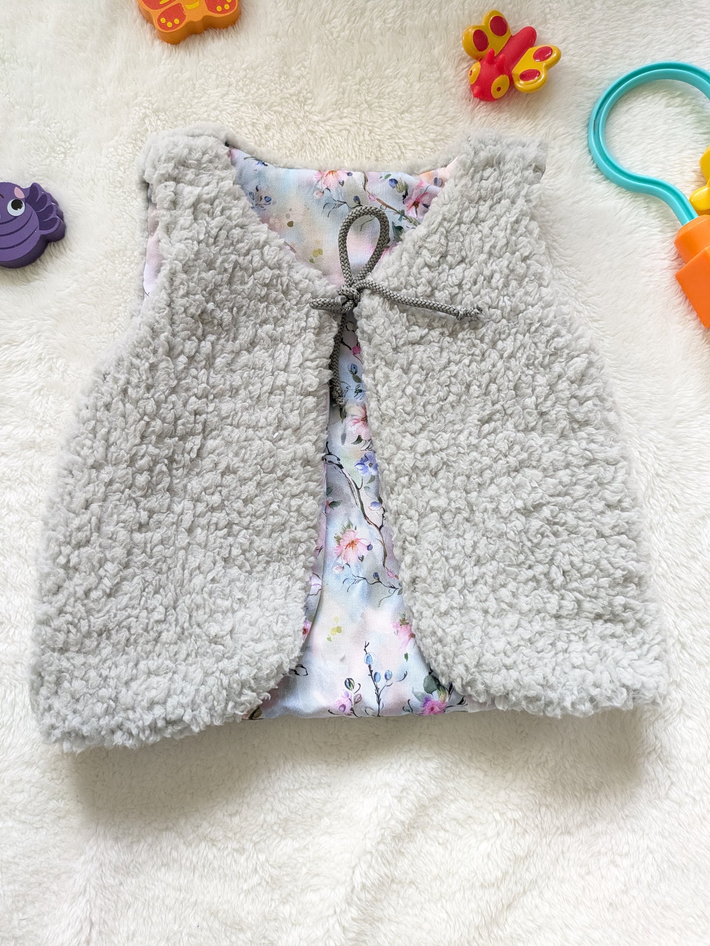 Gilet de berger réversible 2-3 ans