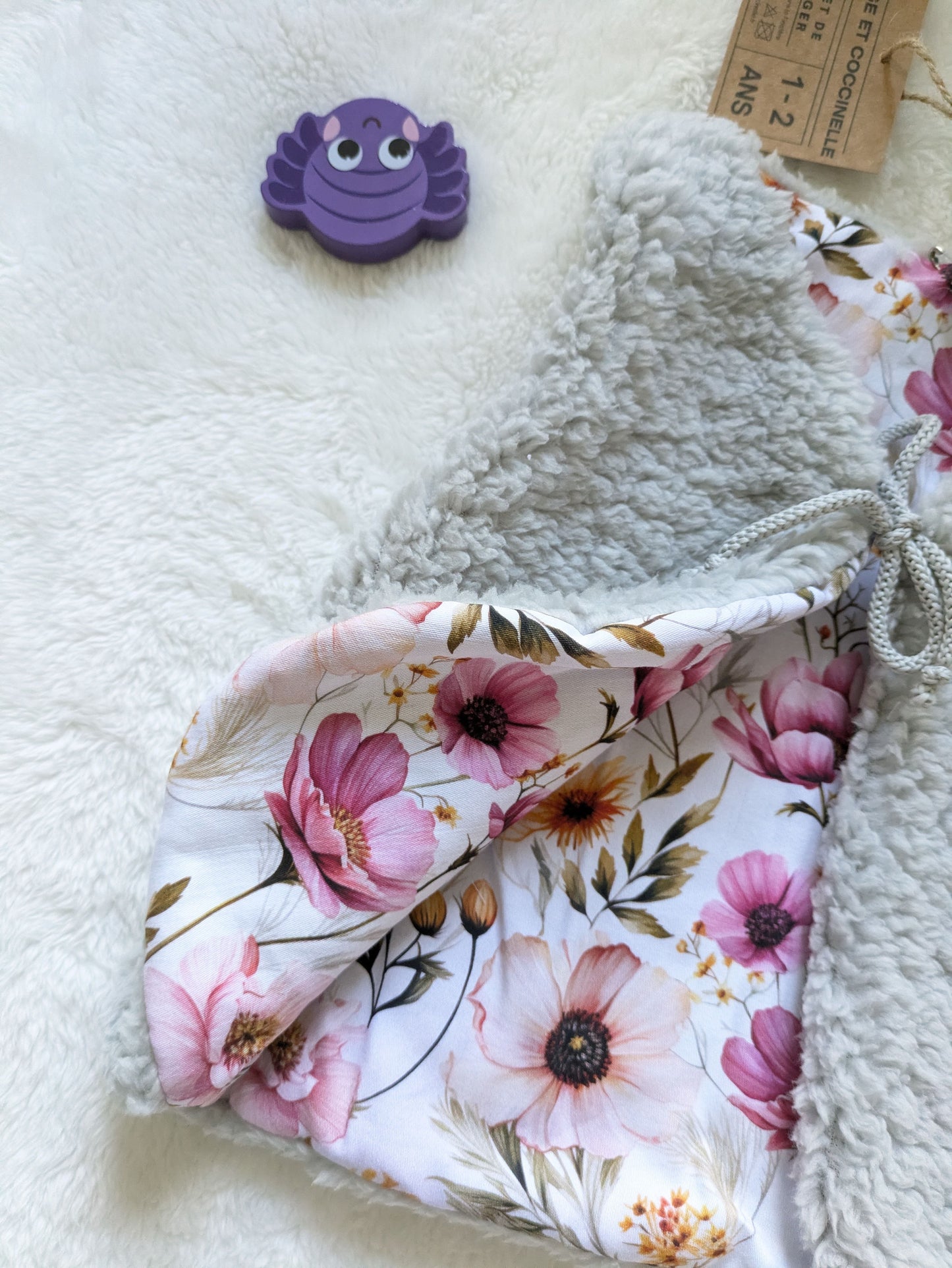 Gilet de berger réversible 1-2 ans