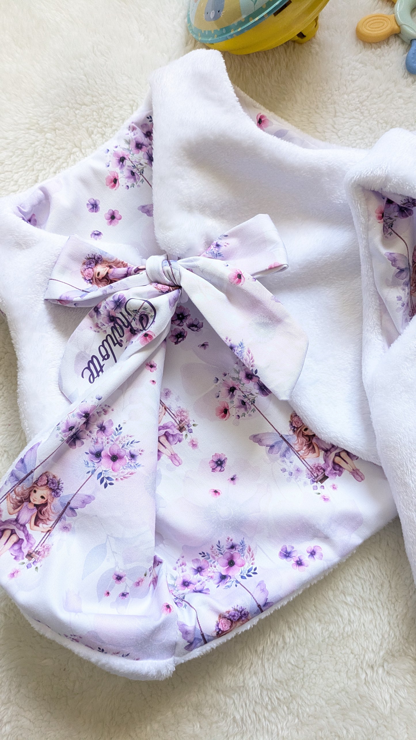 Camille et Charlotte - Gilet de berger réversible 2-3 ans