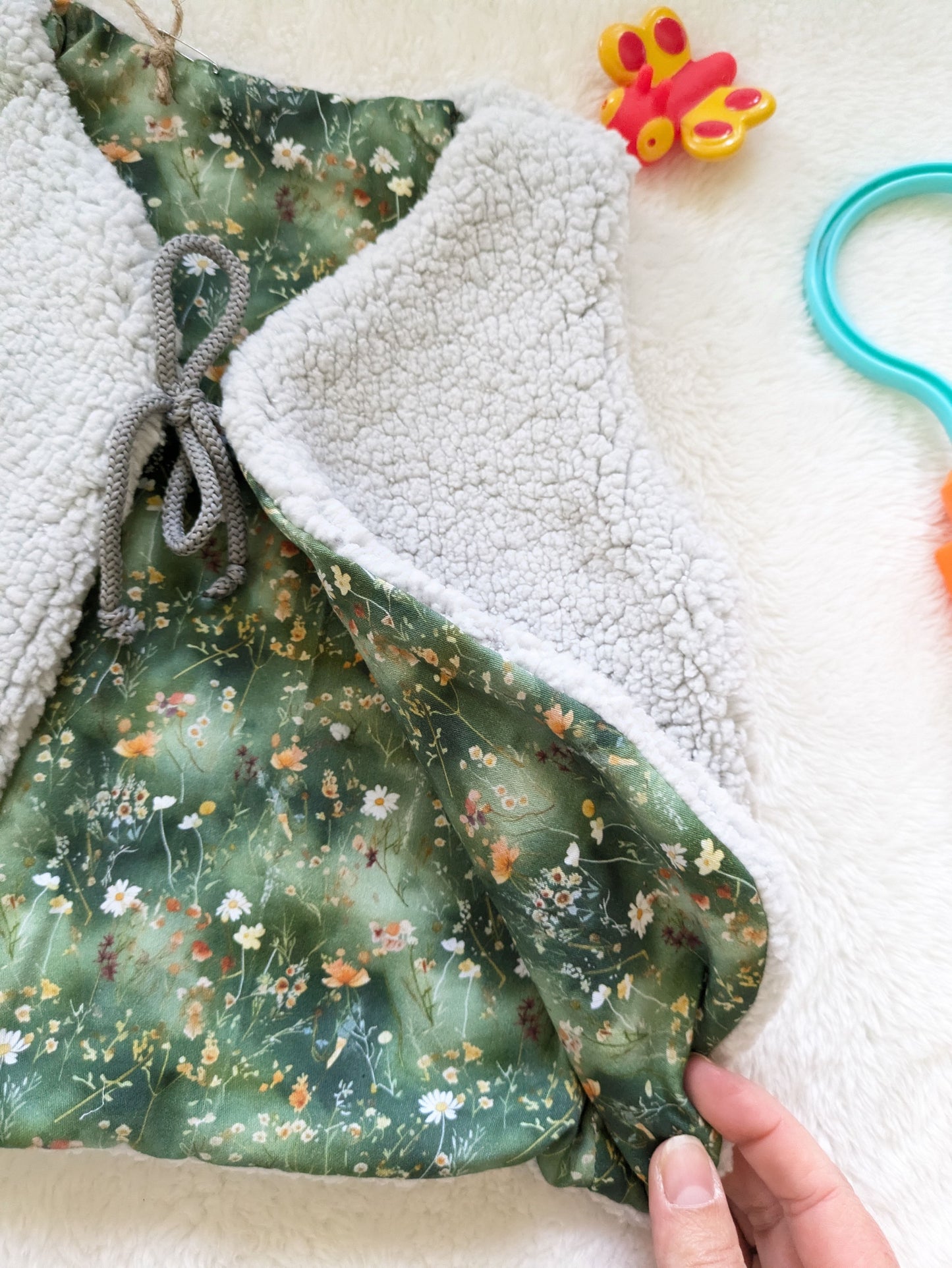 Gilet de berger réversible 1-2 ans