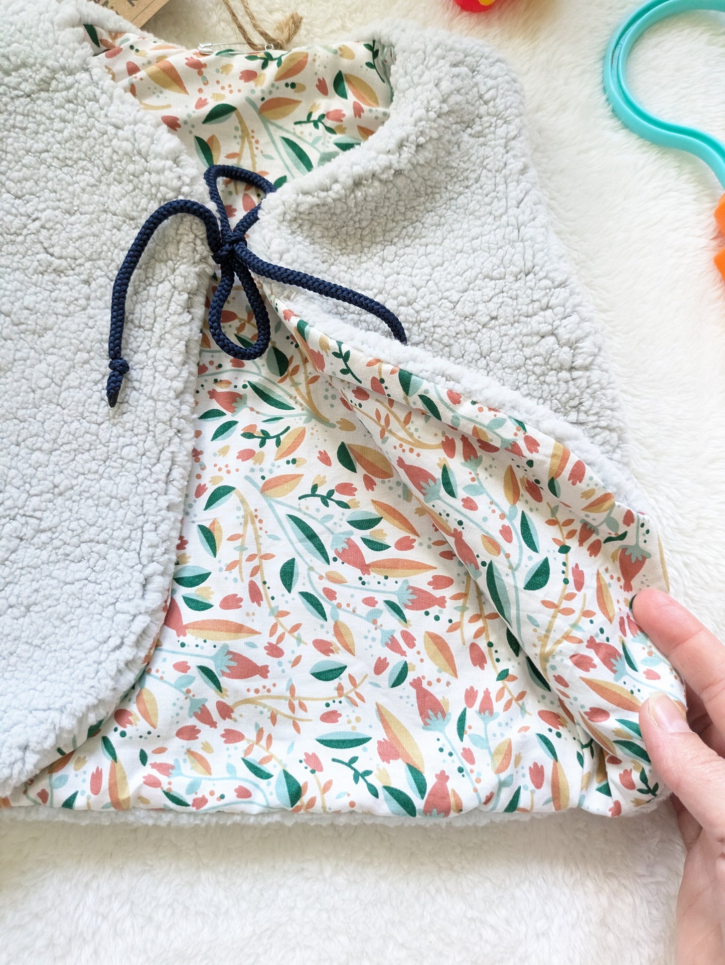 Gilet de berger réversible 1-2 ans