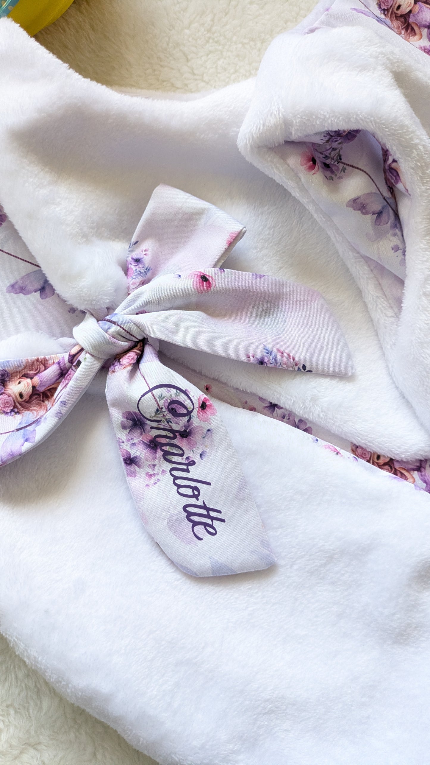 Camille et Charlotte - Gilet de berger réversible 2-3 ans