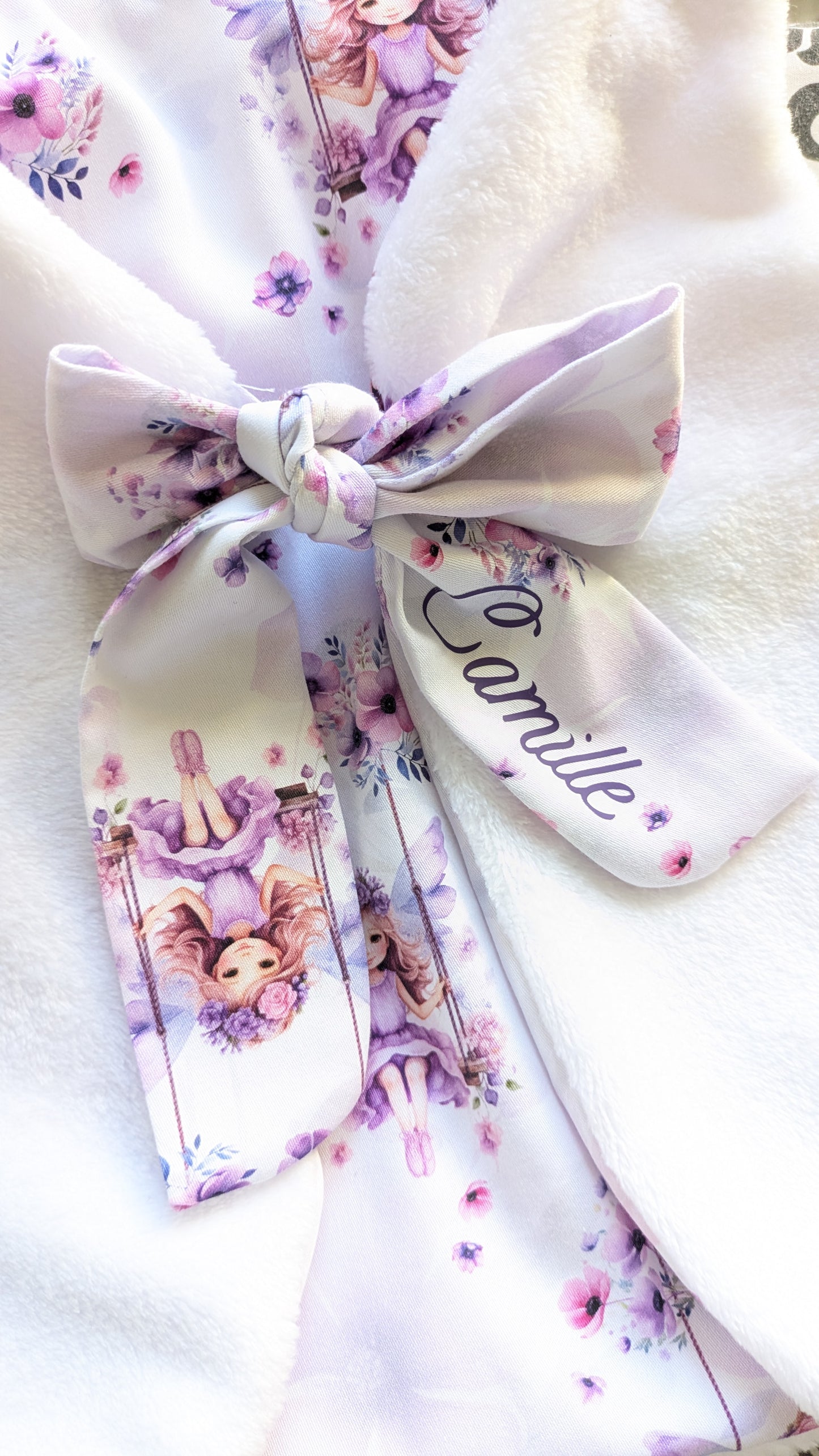 Camille et Charlotte - Gilet de berger réversible 2-3 ans