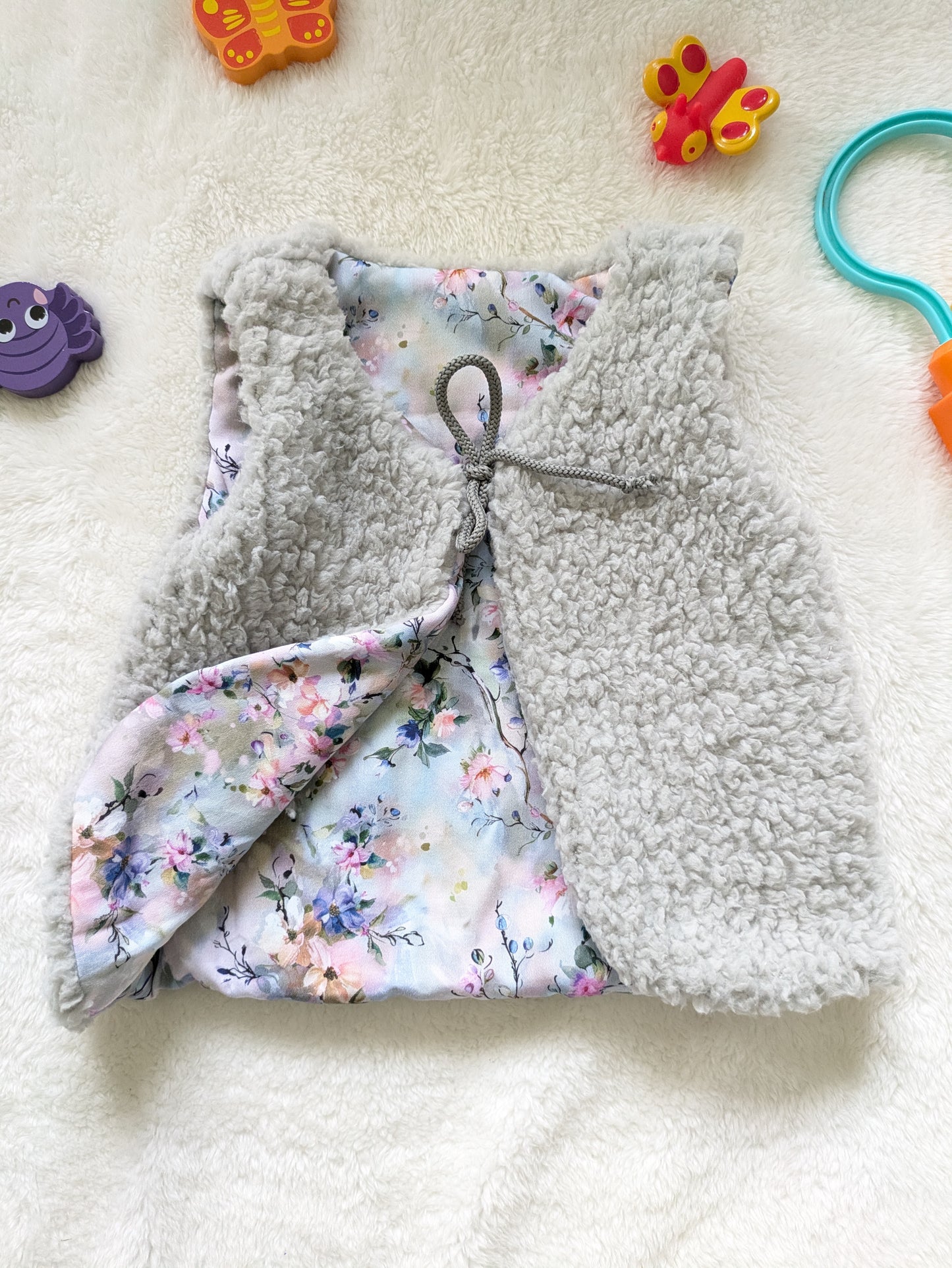 Gilet de berger réversible 2-3 ans