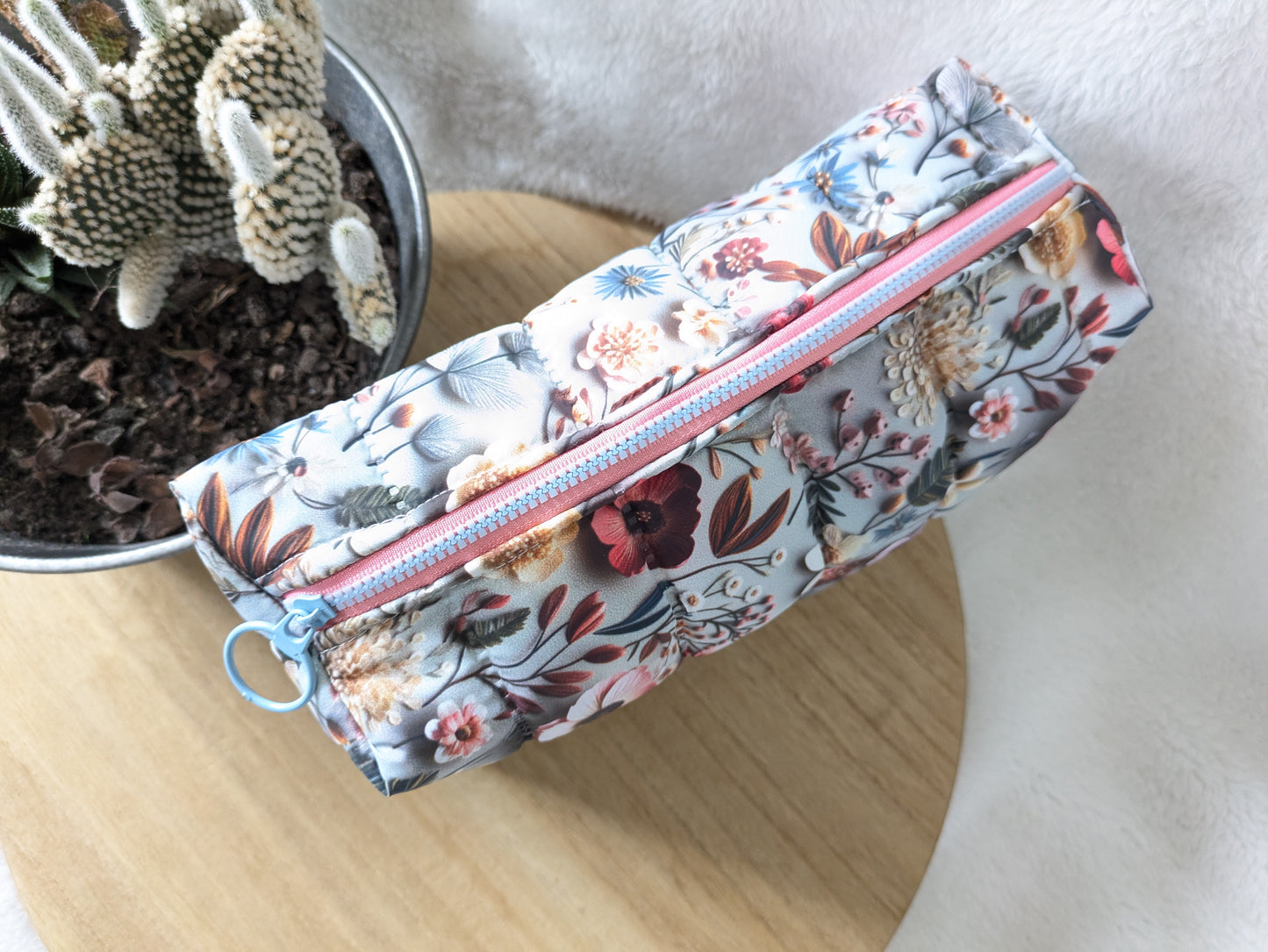 Trousse de toilette matelassée
