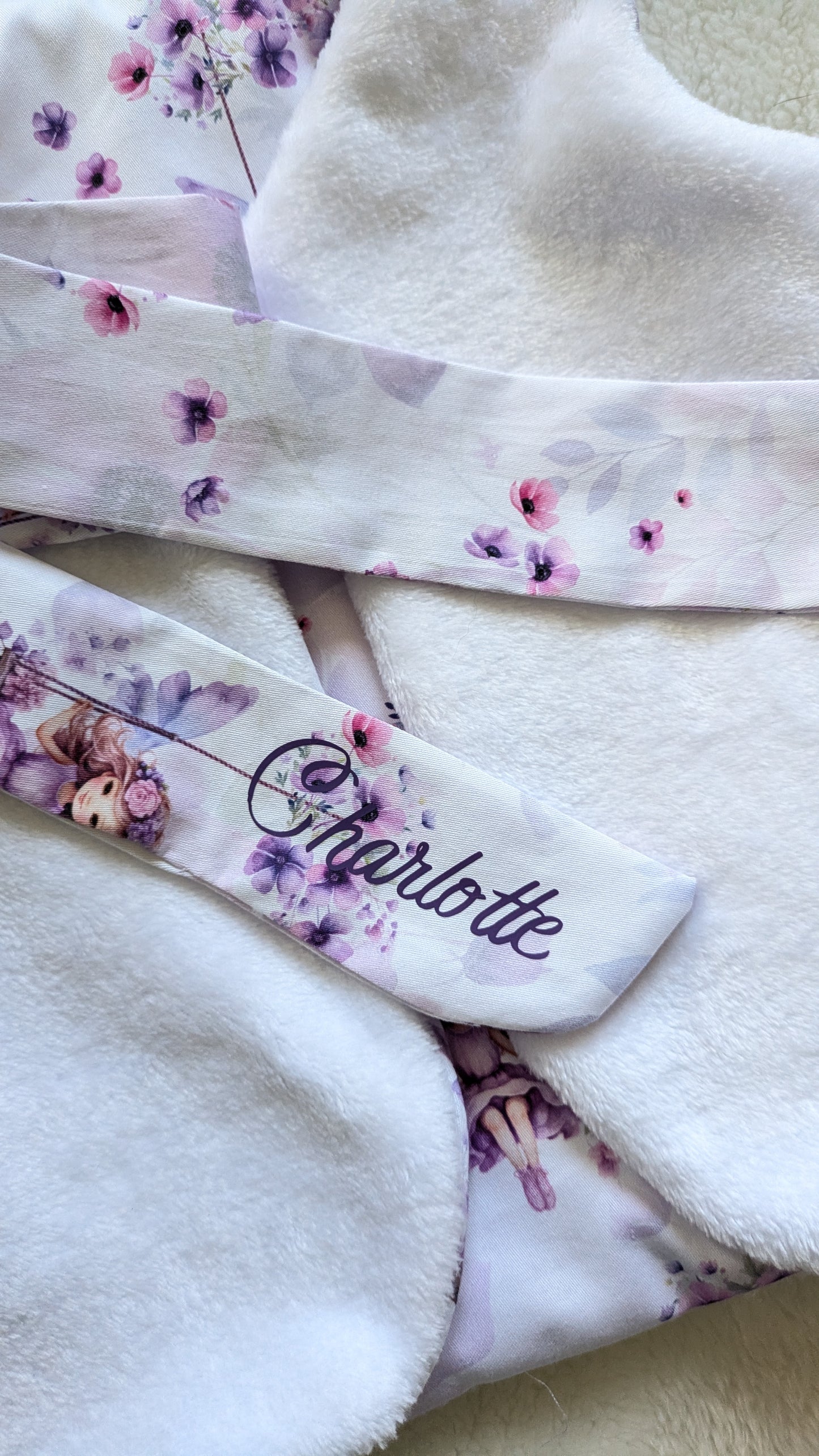 Camille et Charlotte - Gilet de berger réversible 2-3 ans