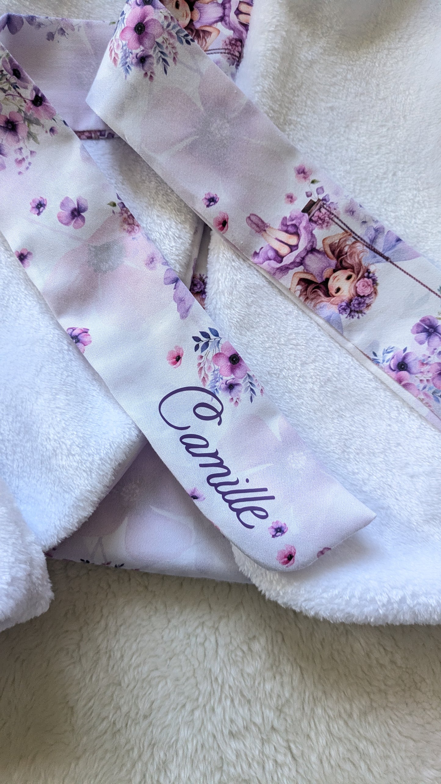 Camille et Charlotte - Gilet de berger réversible 2-3 ans